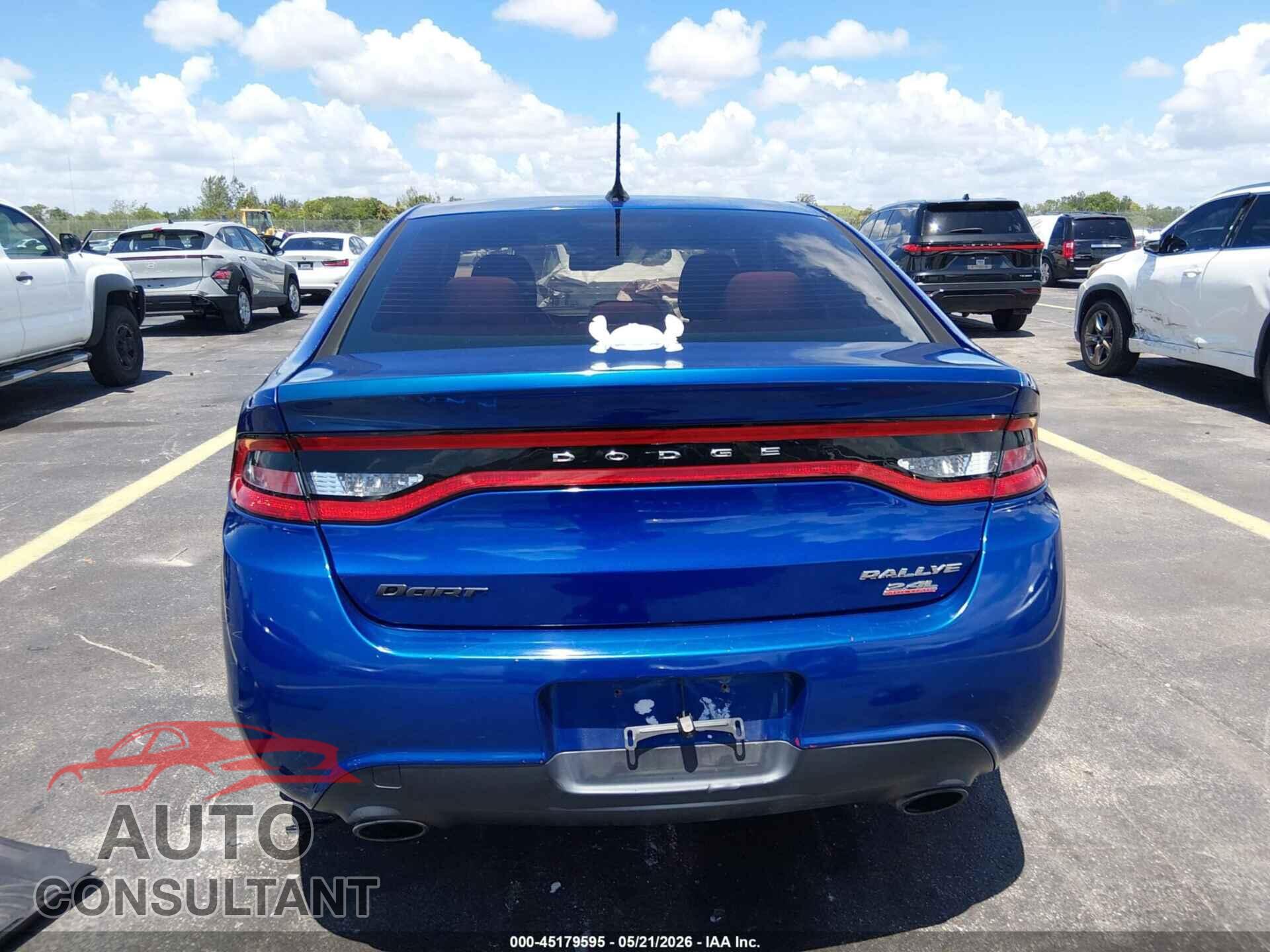 DODGE DART 2014 - 1C3CDFBB6ED823765