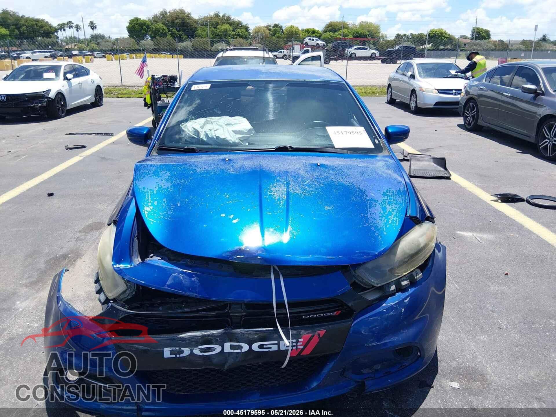 DODGE DART 2014 - 1C3CDFBB6ED823765
