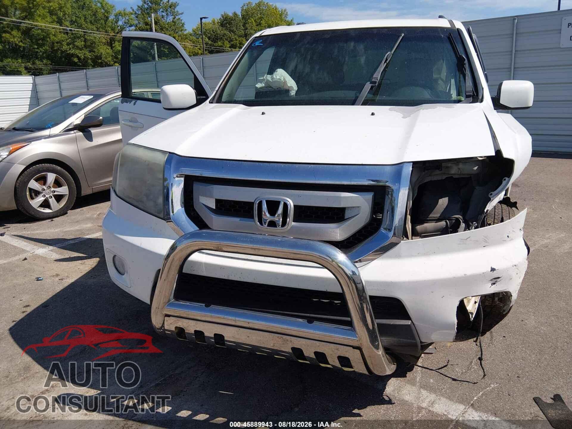 HONDA PILOT 2010 - 5FNYF3H40AB010816