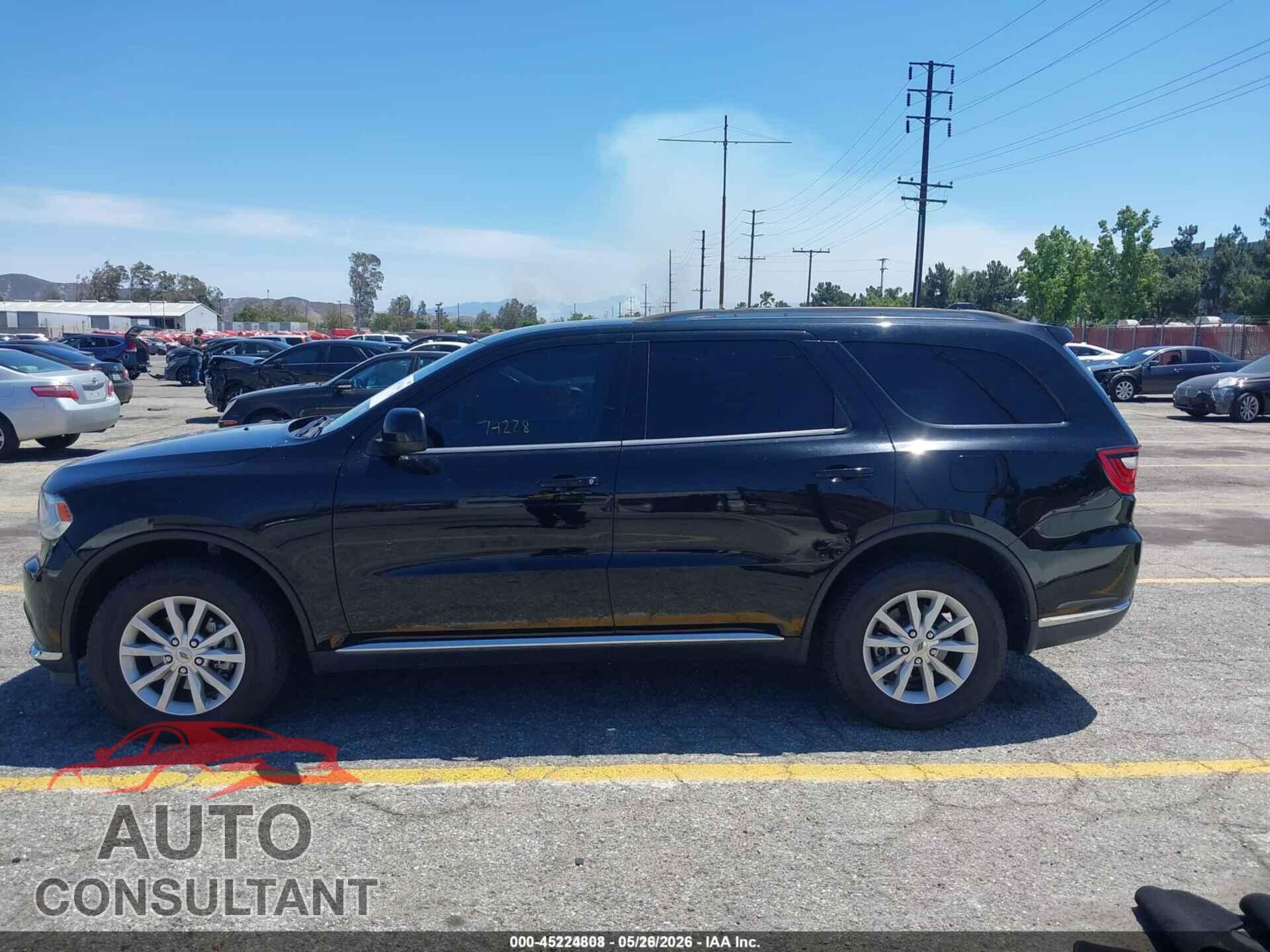 DODGE DURANGO 2019 - 1C4RDJAG5KC744448