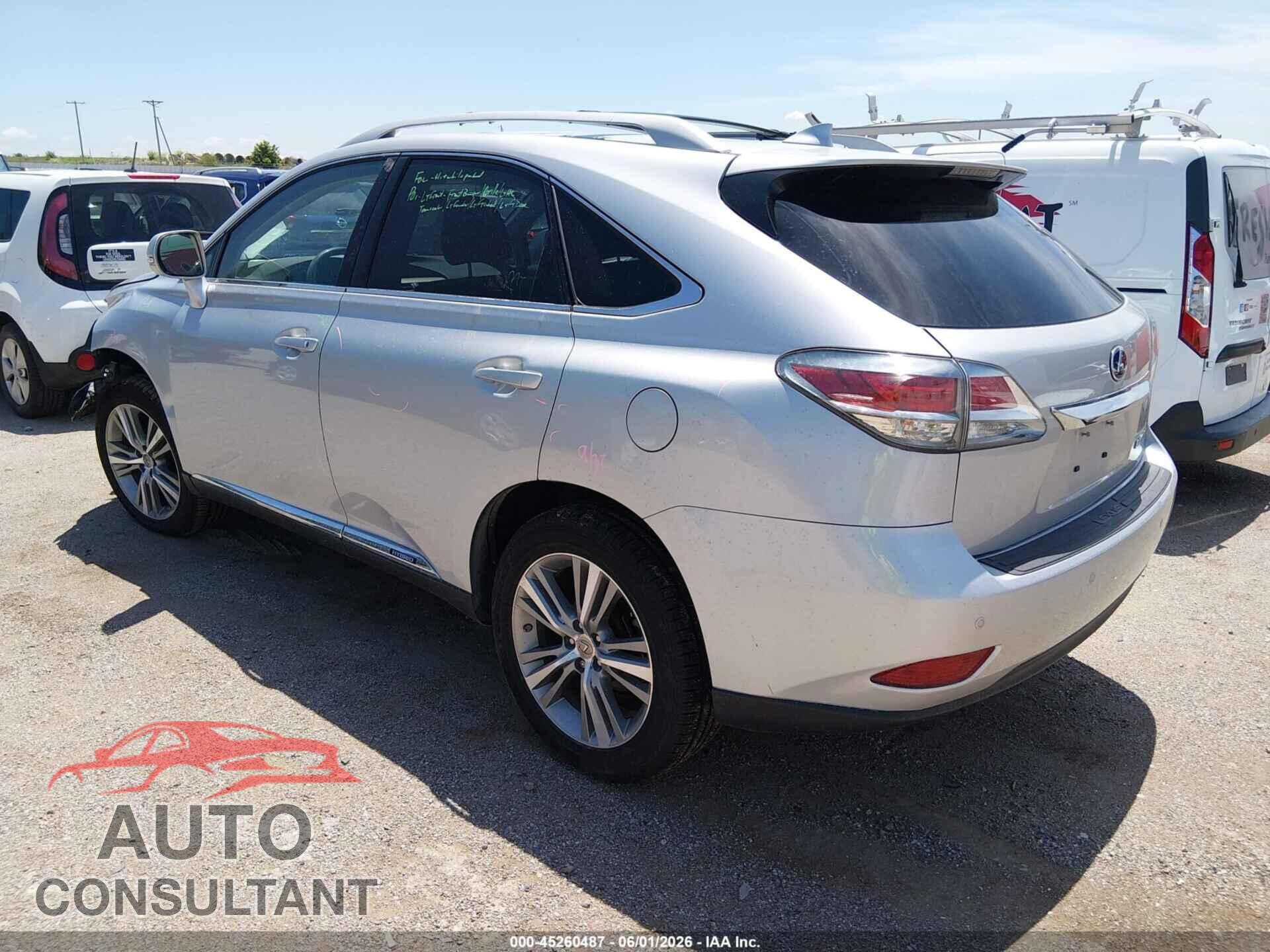 LEXUS RX 450H 2015 - 2T2BC1BA0FC003910