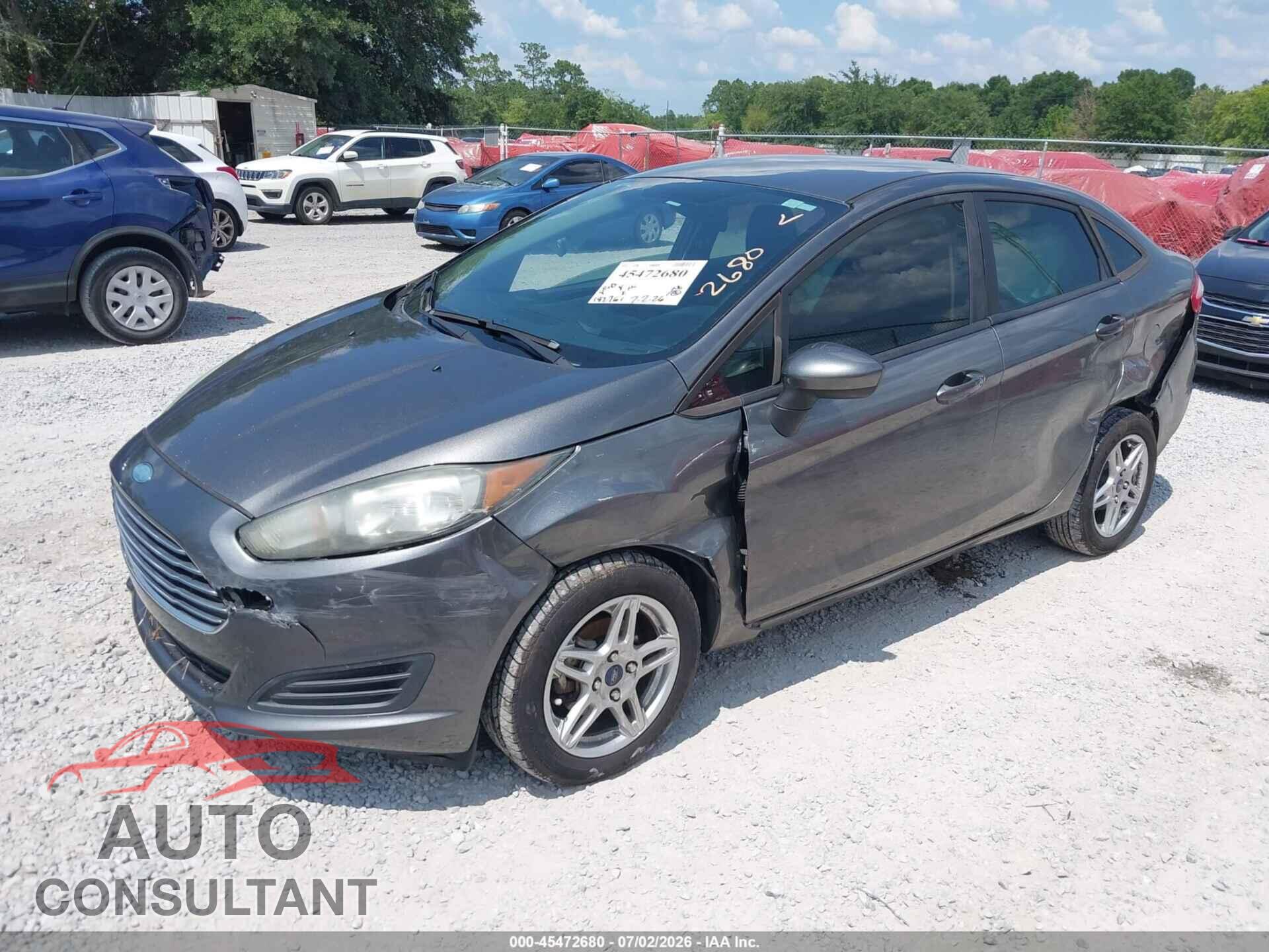 FORD FIESTA 2017 - 3FADP4BJ8HM167683