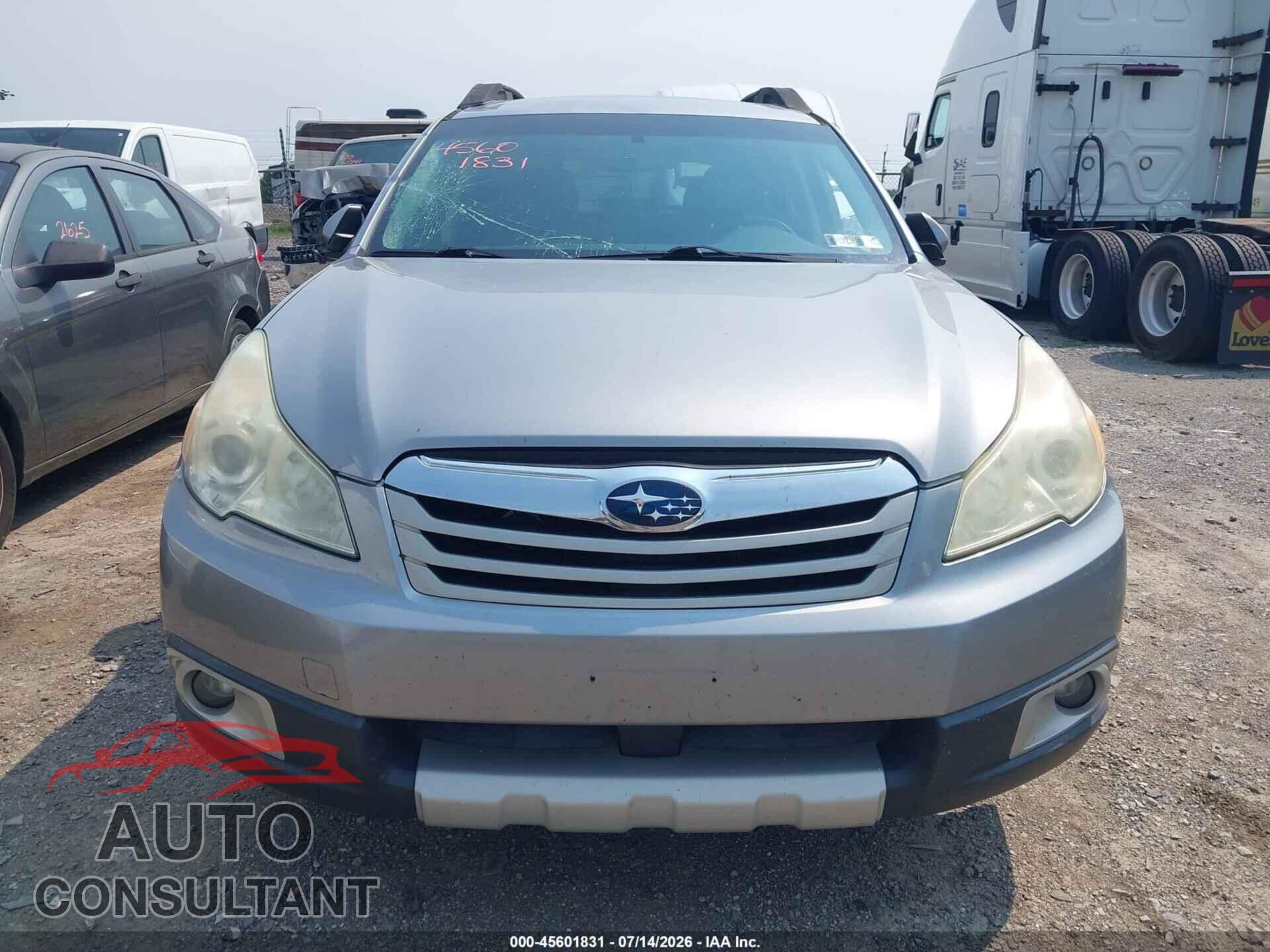 SUBARU OUTBACK 2011 - 4S4BREKC6B2385196