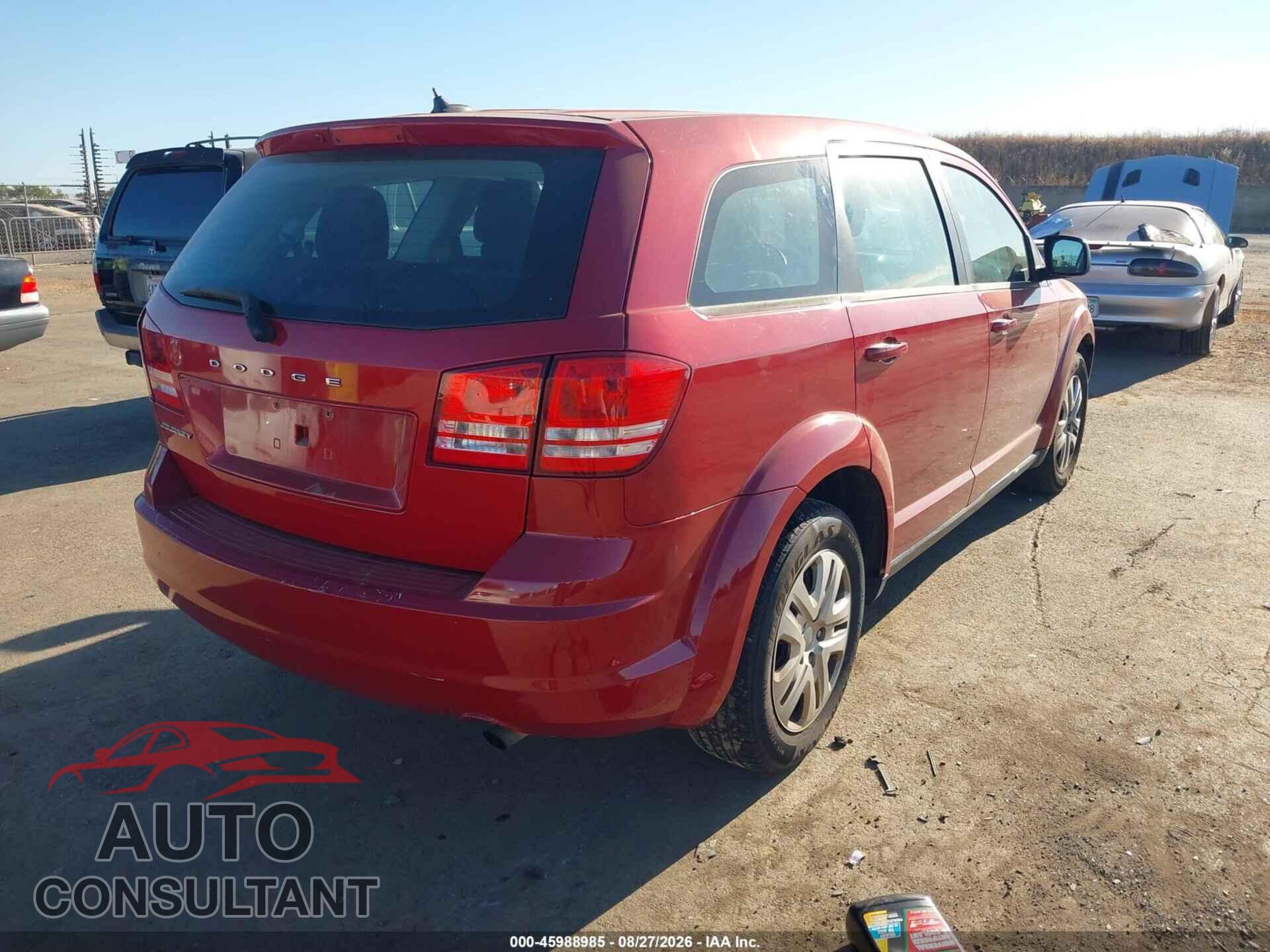 DODGE JOURNEY 2014 - 3C4PDCAB0ET258792