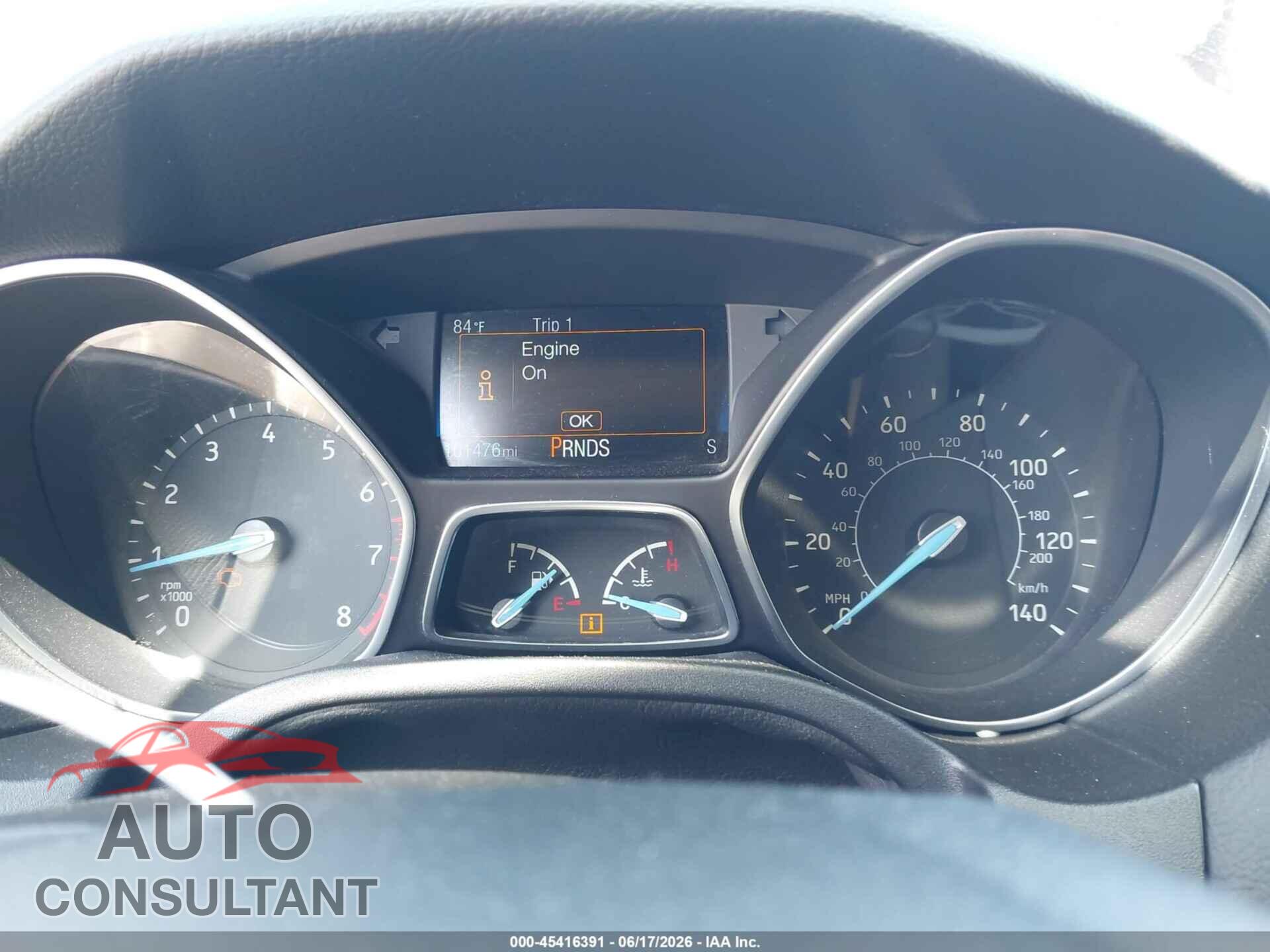 FORD FOCUS 2016 - 1FADP3F20GL246746