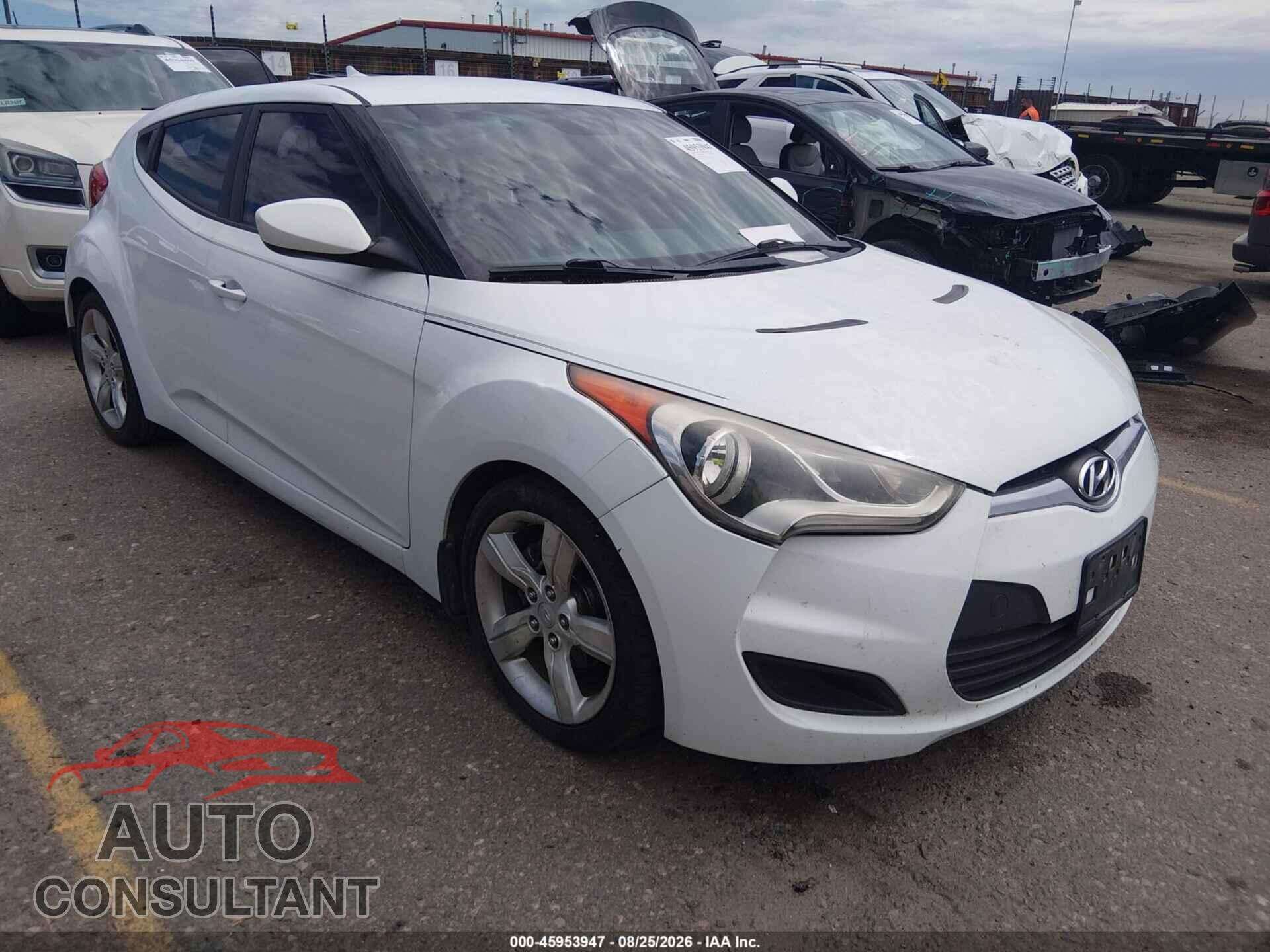 HYUNDAI VELOSTER 2012 - KMHTC6AD4CU064172