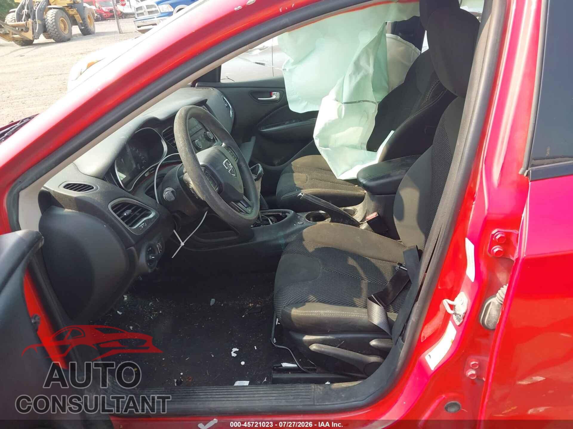DODGE DART 2016 - 1C3CDFBB0GD623600