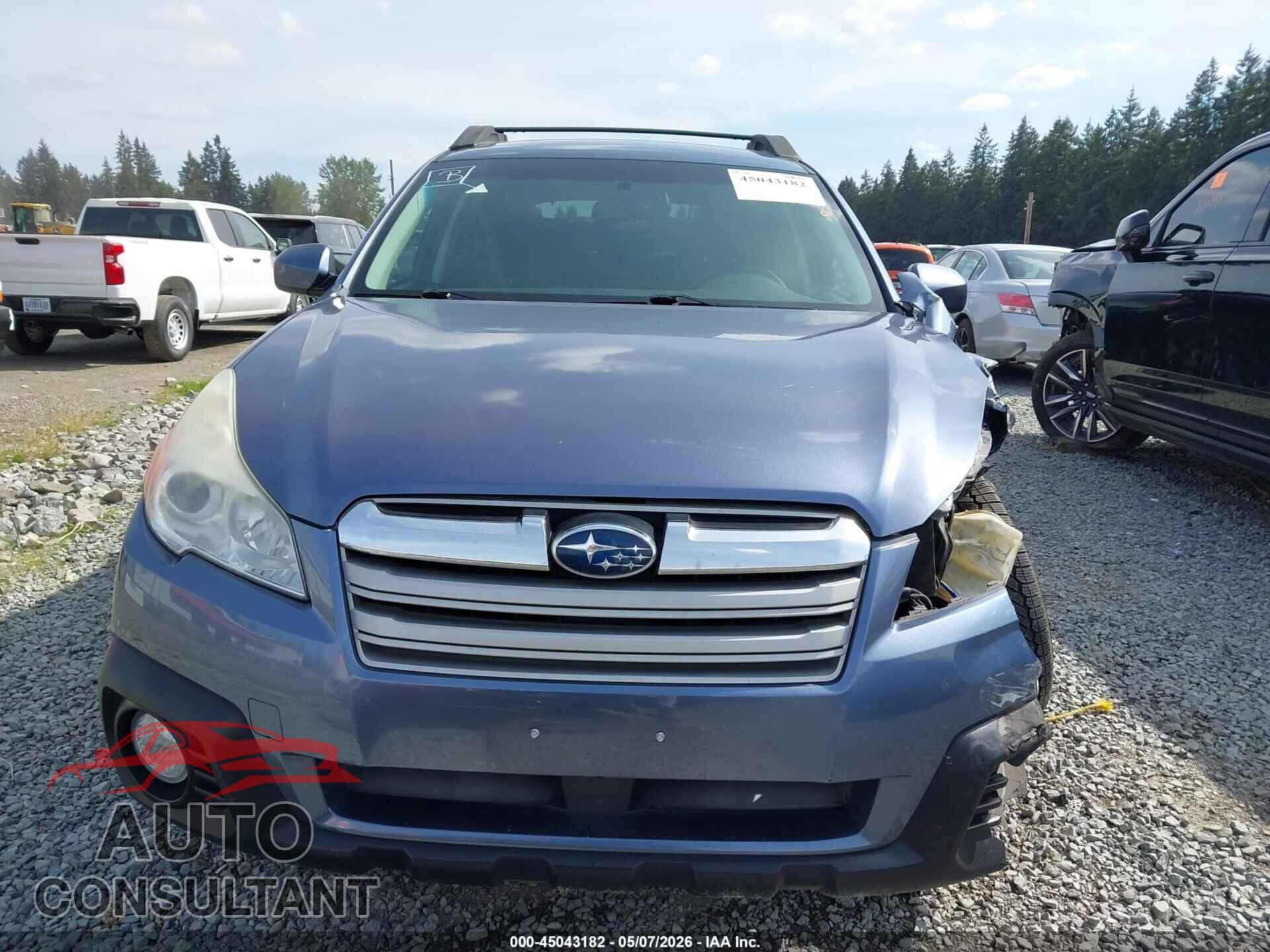 SUBARU OUTBACK 2014 - 4S4BRBCC2E3319689