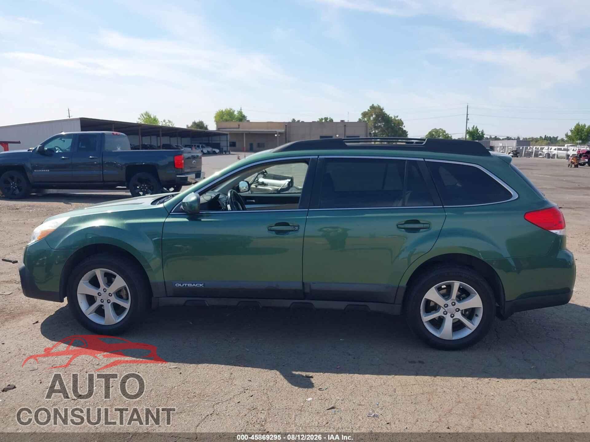 SUBARU OUTBACK 2014 - 4S4BRBCC8E3205860