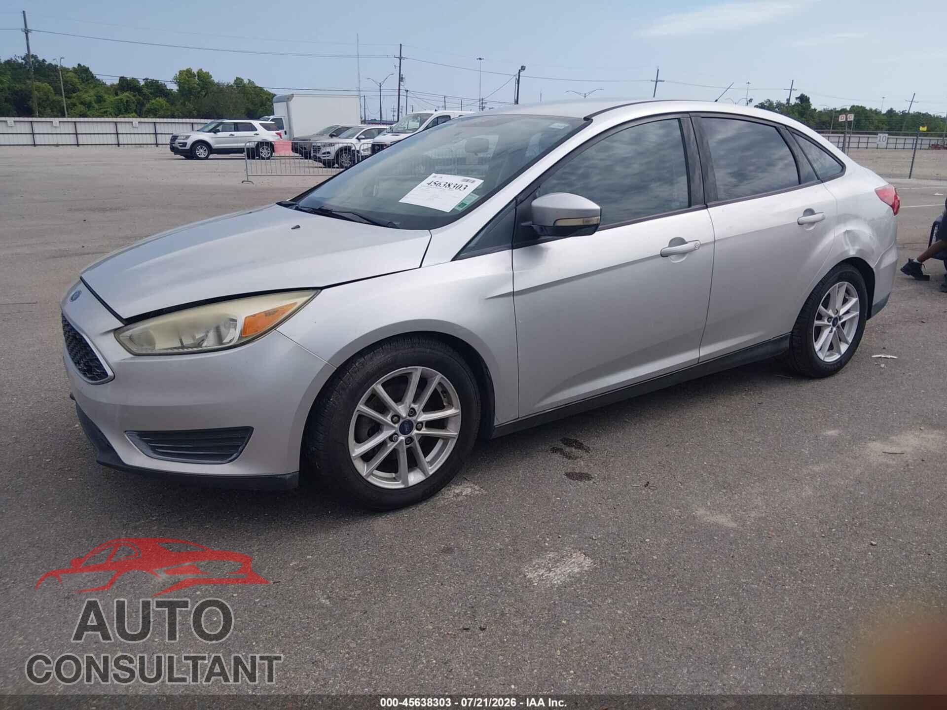 FORD FOCUS 2016 - 1FADP3F29GL273976