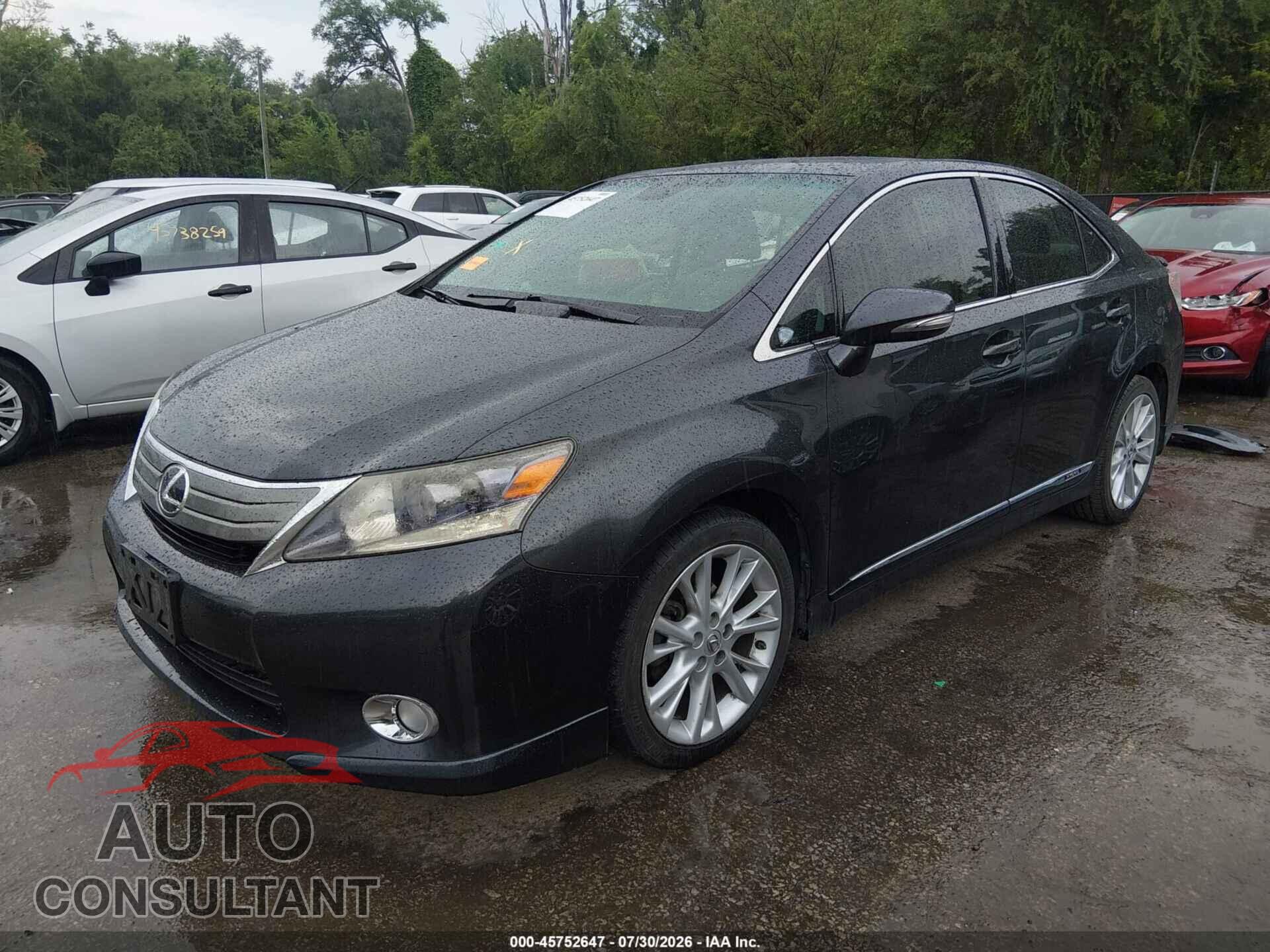 LEXUS HS 250H 2010 - JTHBB1BA6A2007411