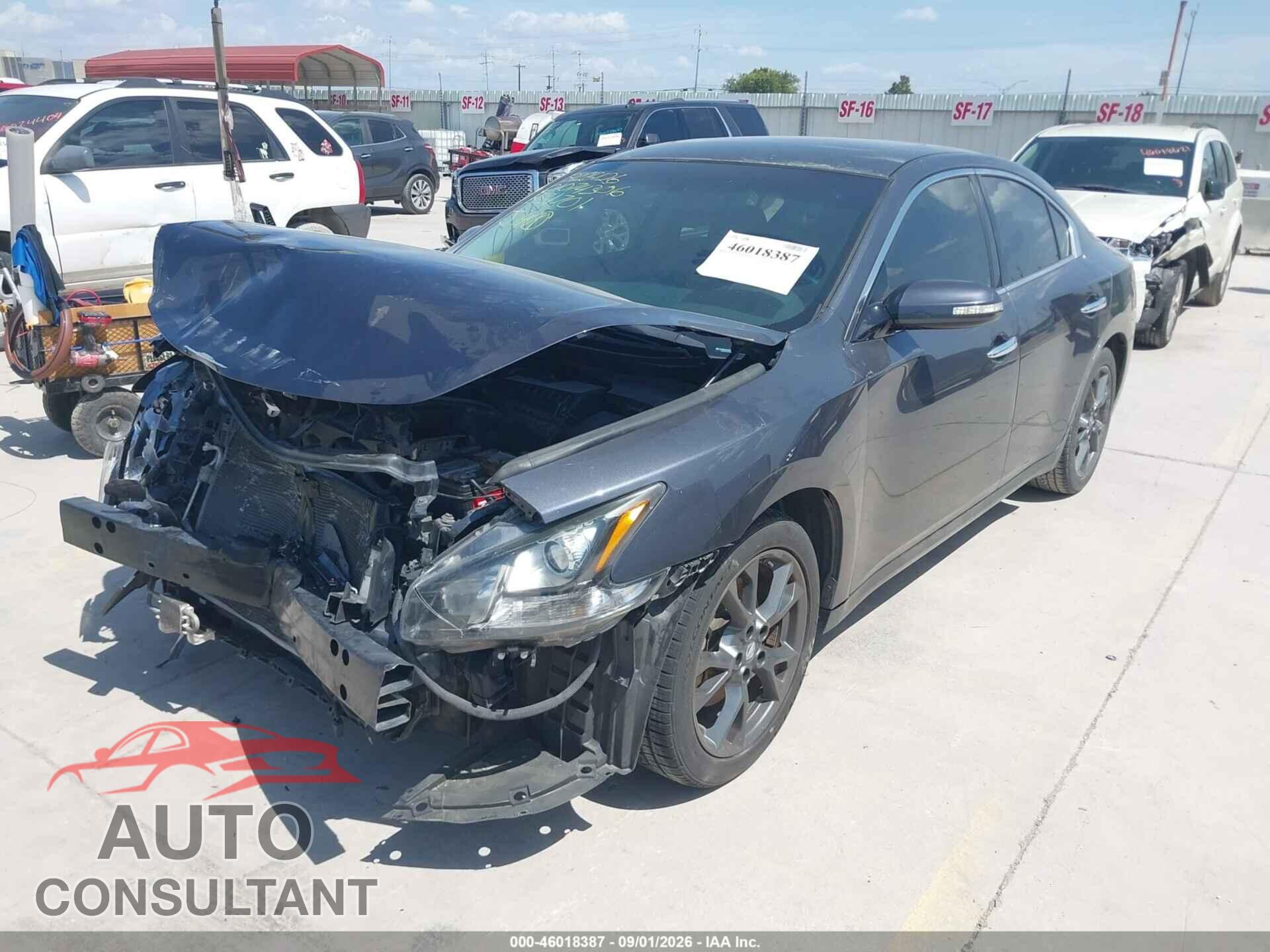 NISSAN MAXIMA 2012 - 1N4AA5AP4CC831701