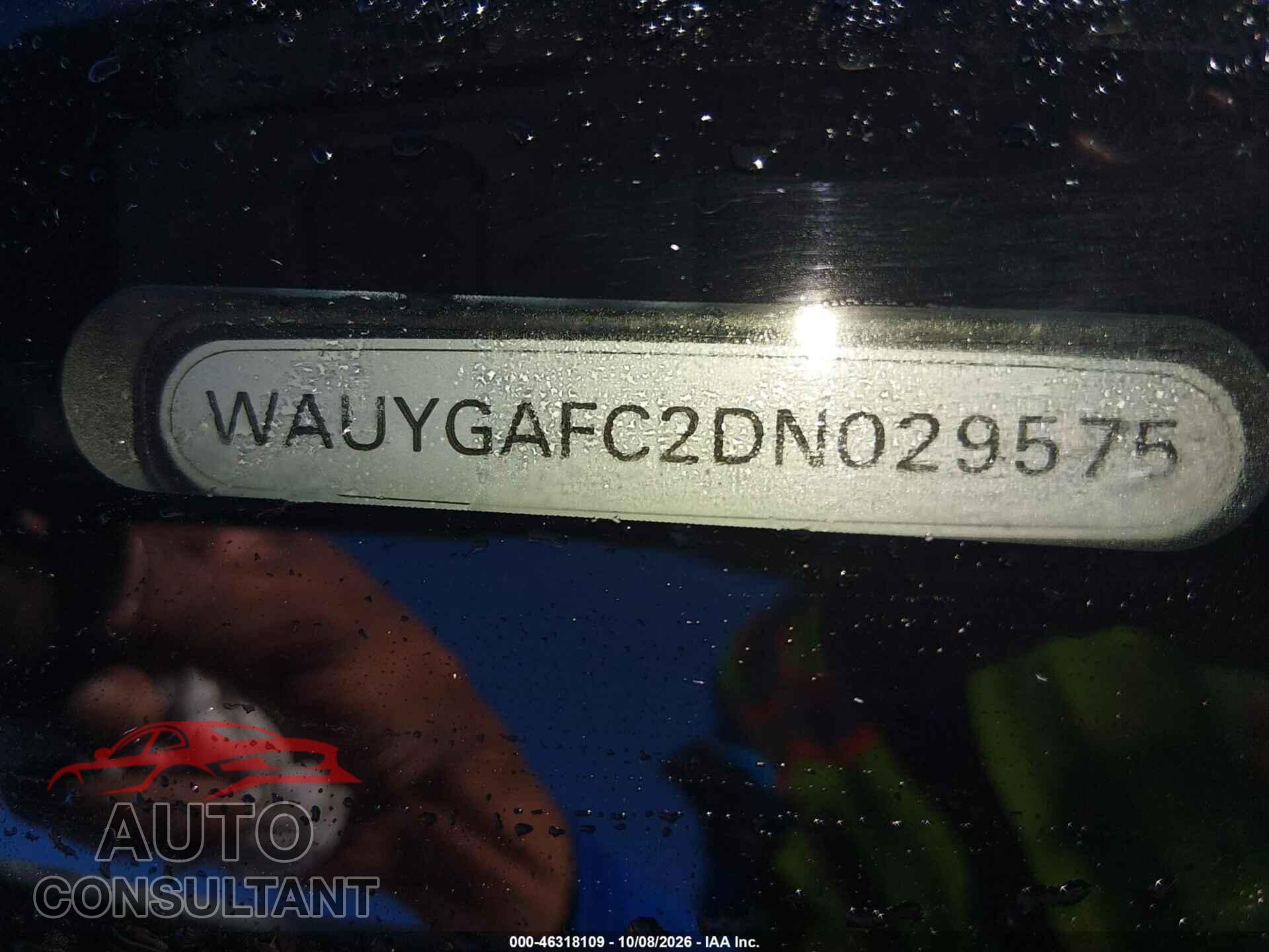 AUDI A7 2013 - WAUYGAFC2DN029575
