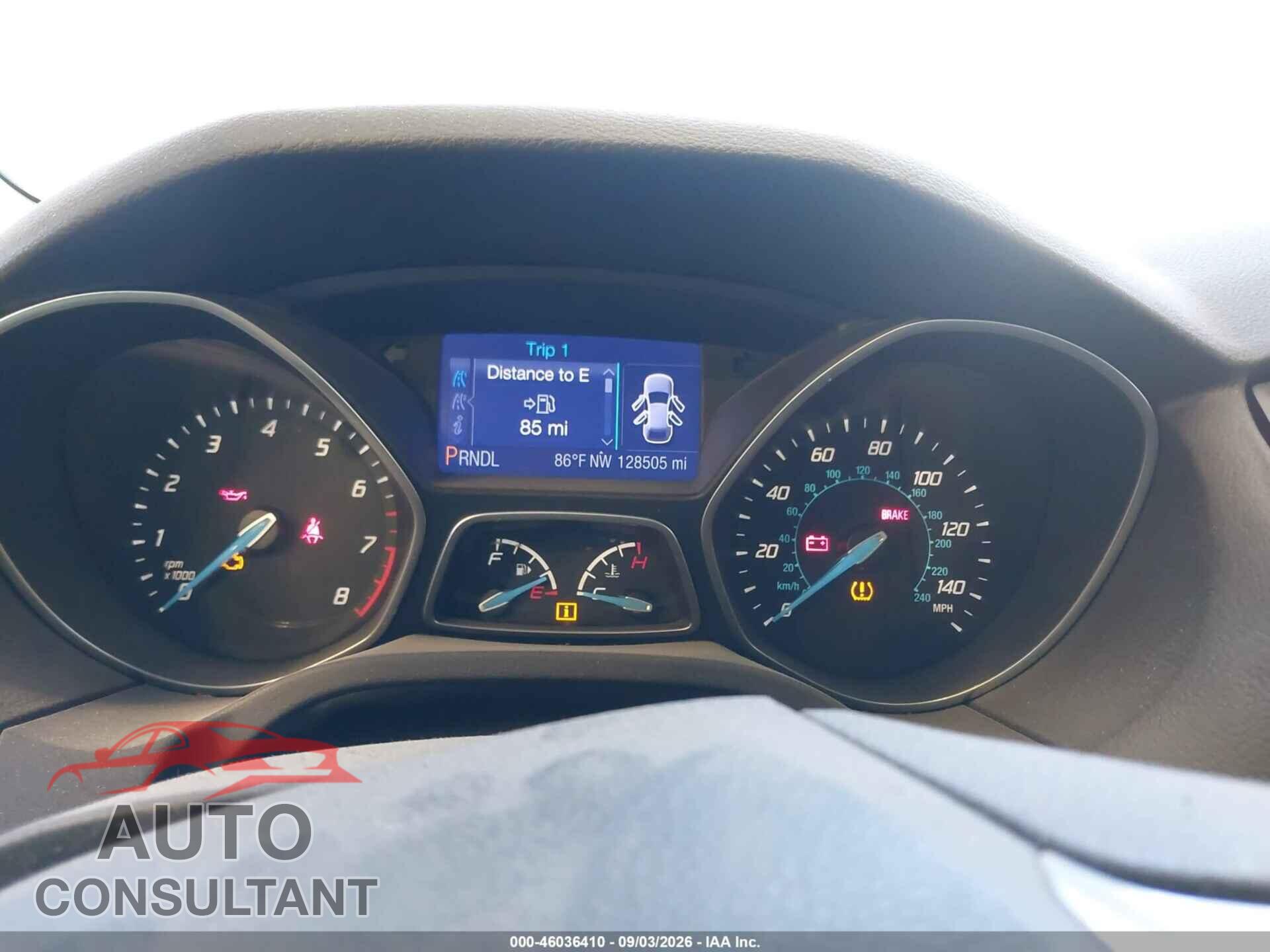 FORD FOCUS 2013 - 1FADP3F21DL190957