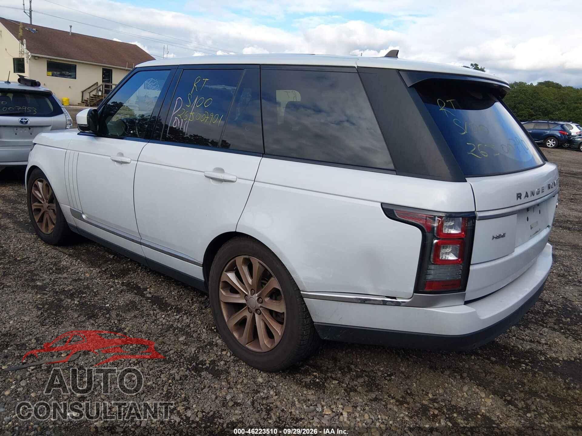 LAND ROVER RANGE ROVER 2016 - SALGS2VF7GA261947