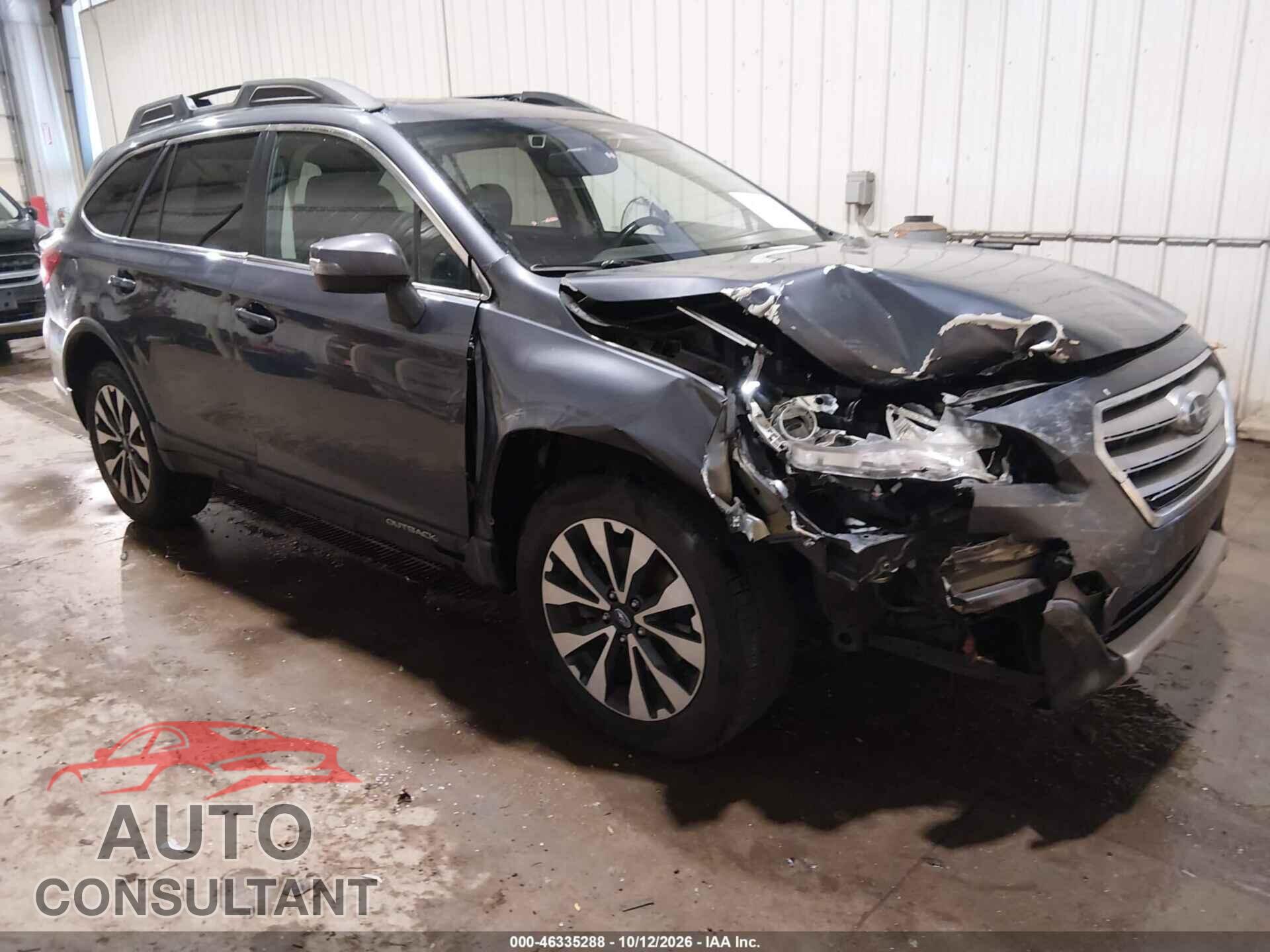 SUBARU OUTBACK 2016 - 4S4BSANC2G3241817