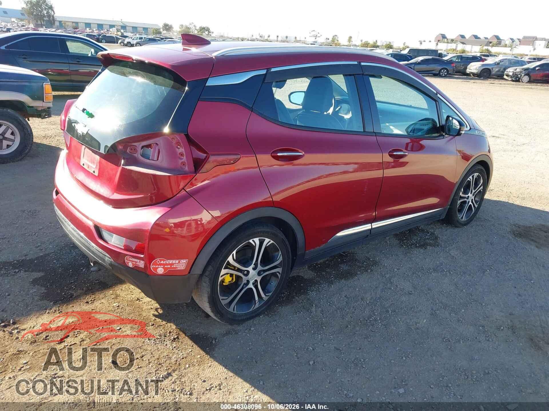 CHEVROLET BOLT EV 2017 - 1G1FX6S00H4156459