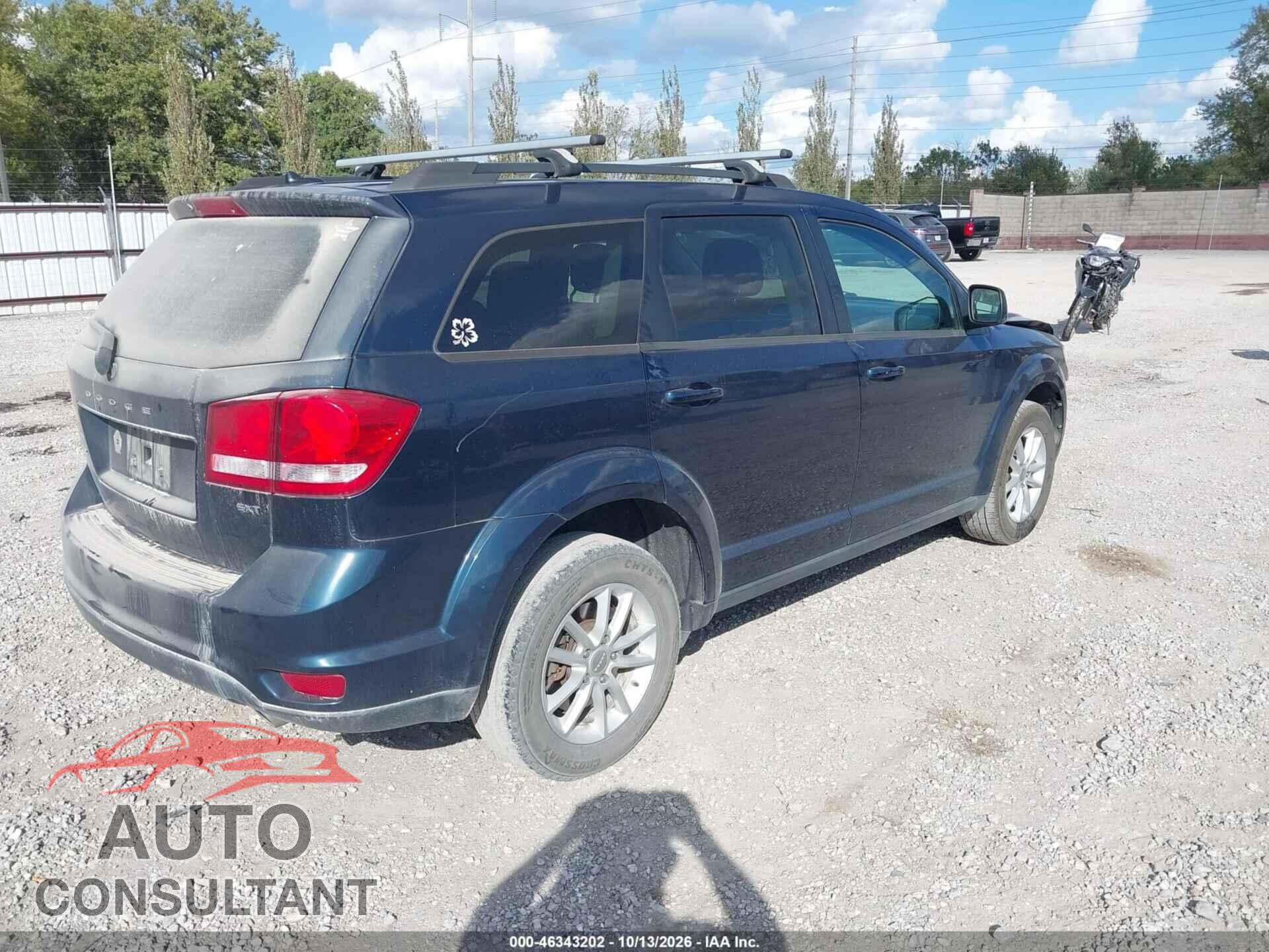 DODGE JOURNEY 2013 - 3C4PDCBG7DT618133