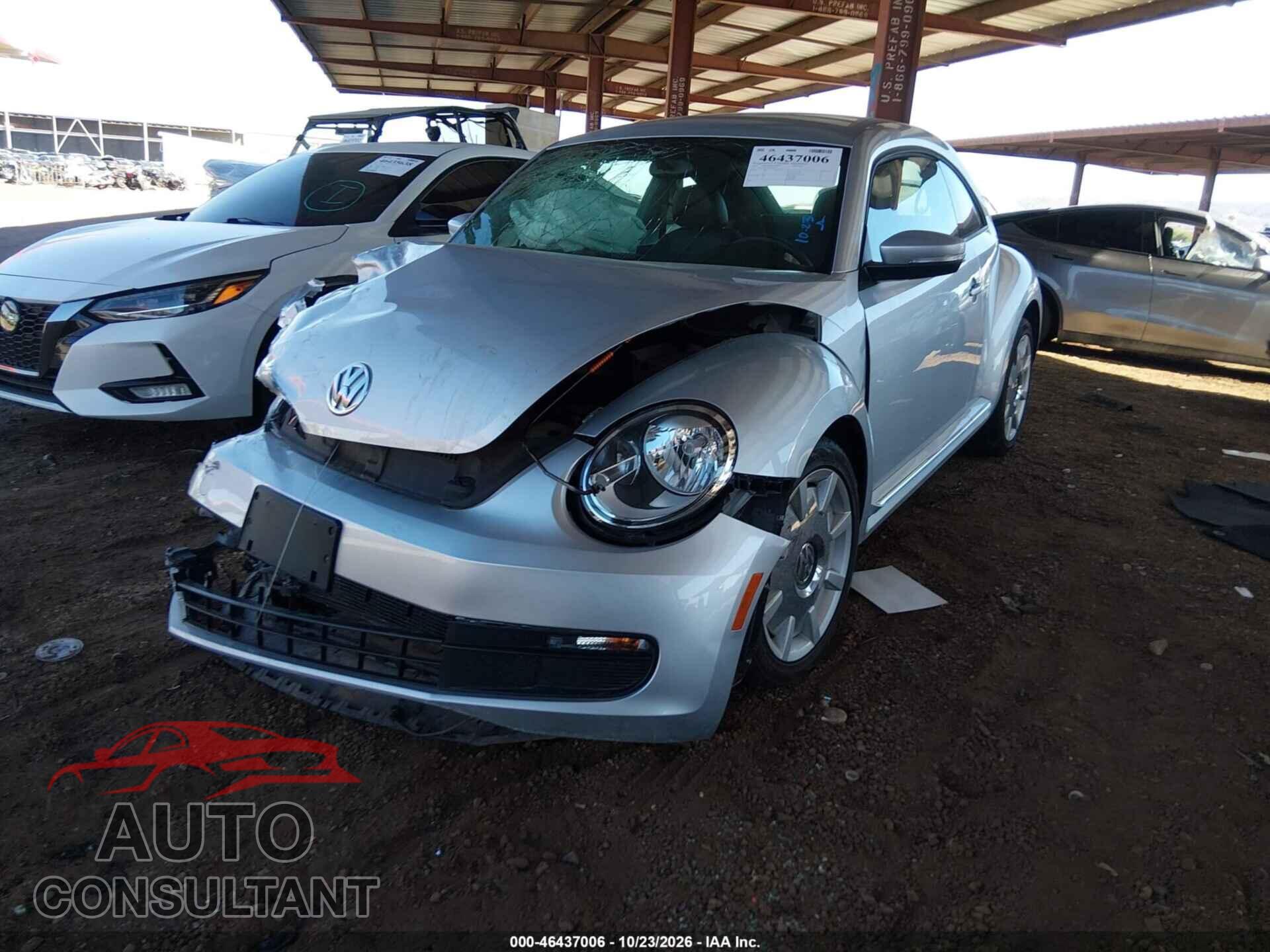VOLKSWAGEN BEETLE 2012 - 3VWJP7AT3CM602083