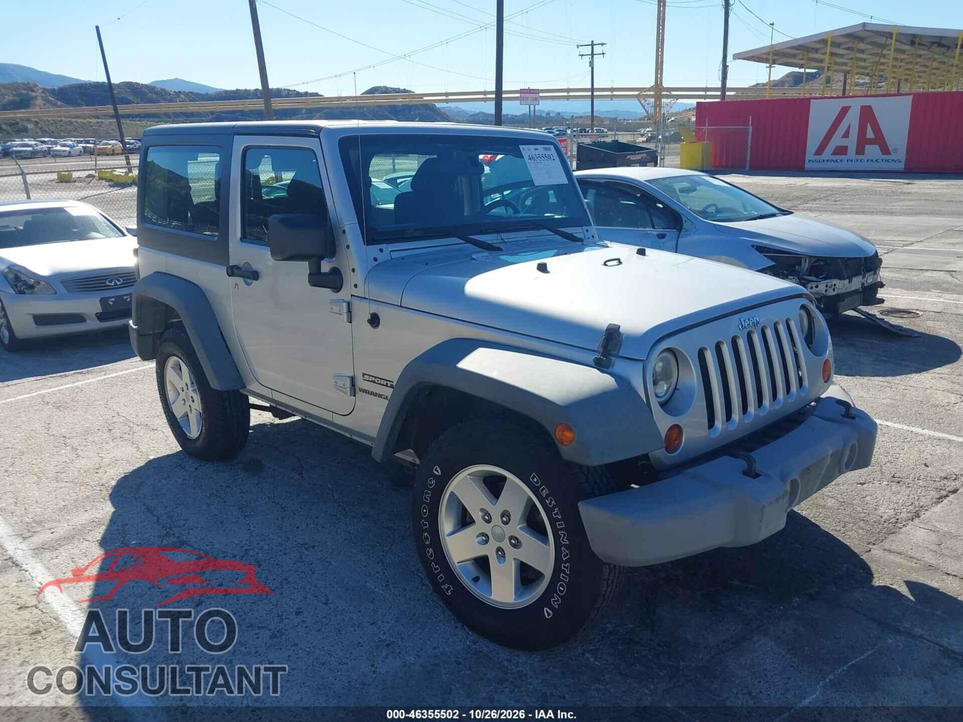 JEEP WRANGLER 2011 - 1J4AA2D11BL596232