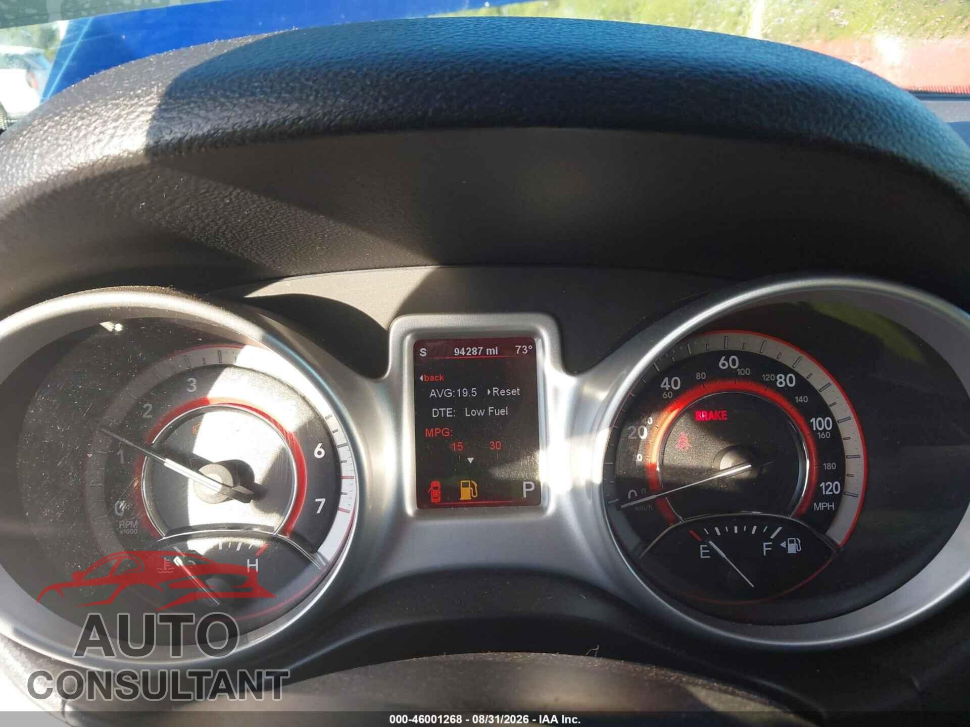 DODGE JOURNEY 2012 - 3C4PDCDG3CT264946