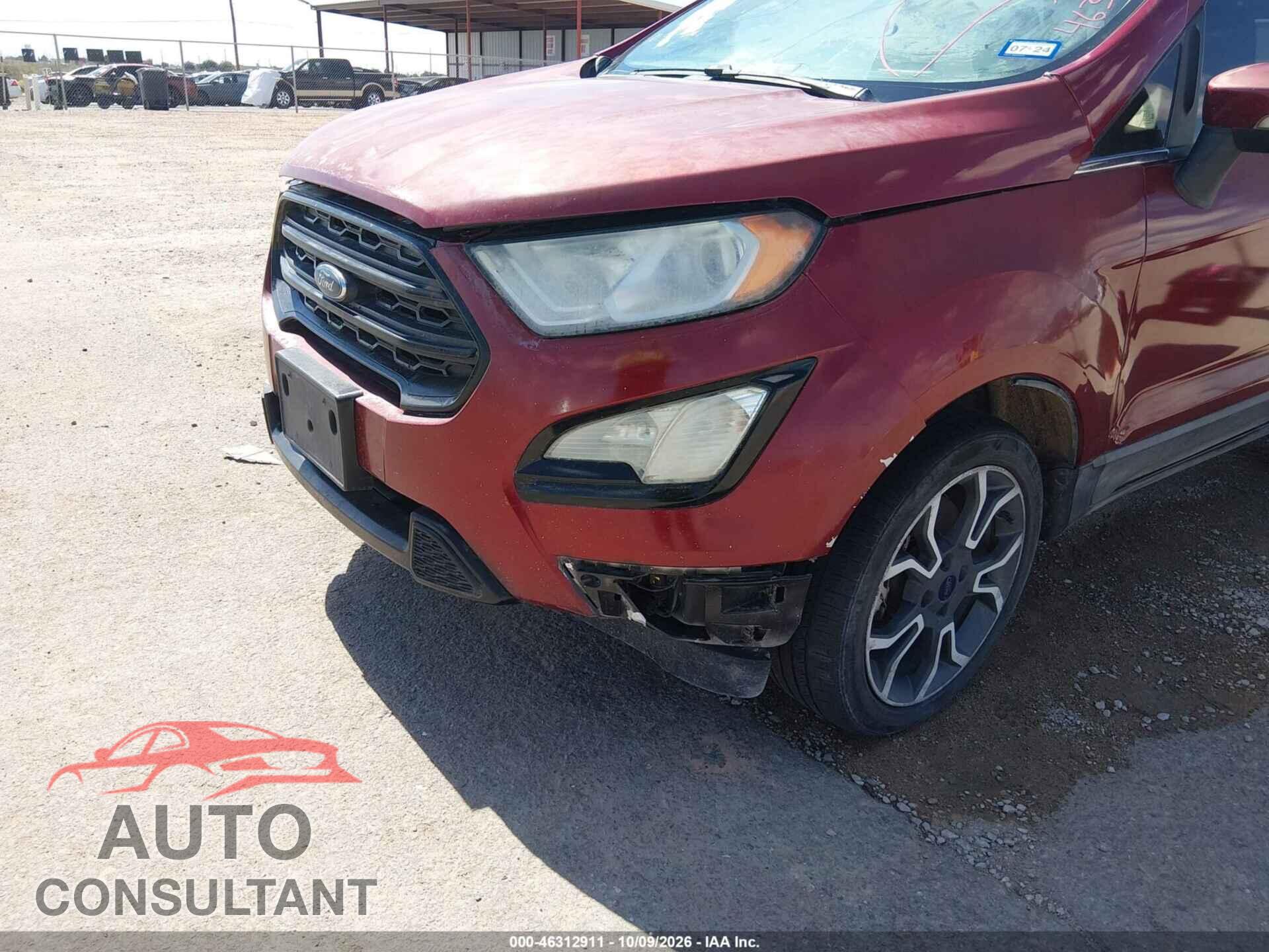 FORD ECOSPORT 2020 - MAJ6S3KL8LC385457