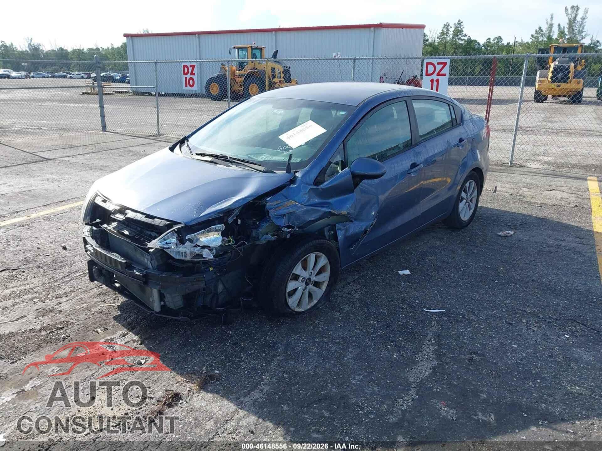 KIA RIO 2016 - KNADN4A33G6600566