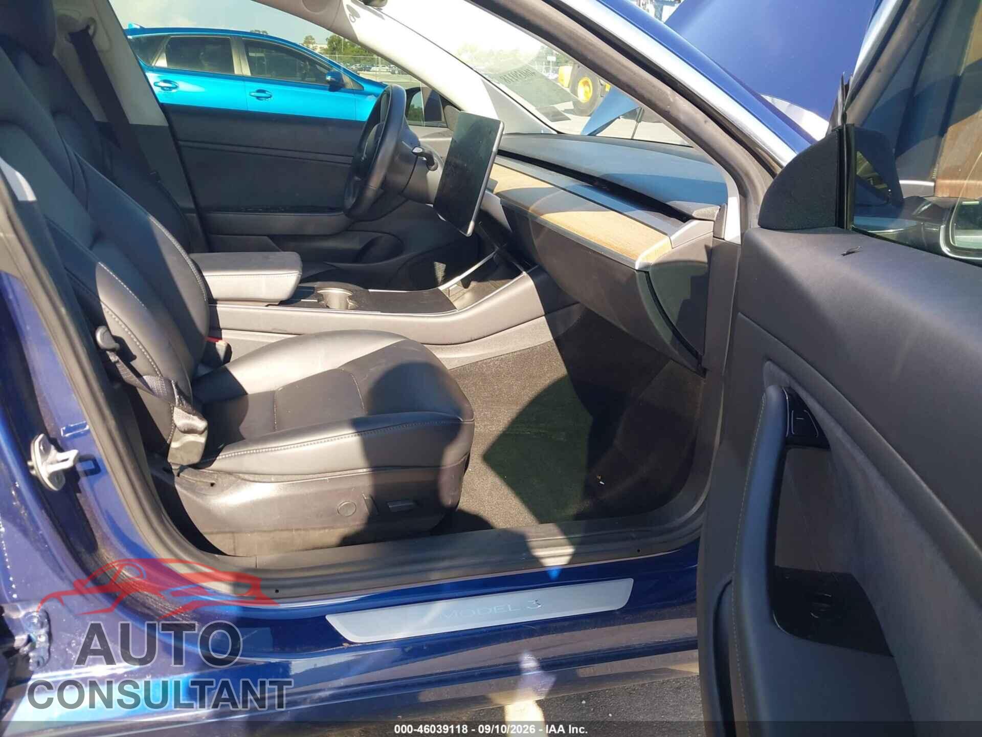 TESLA MODEL 3 2019 - 5YJ3E1EA9KF309265
