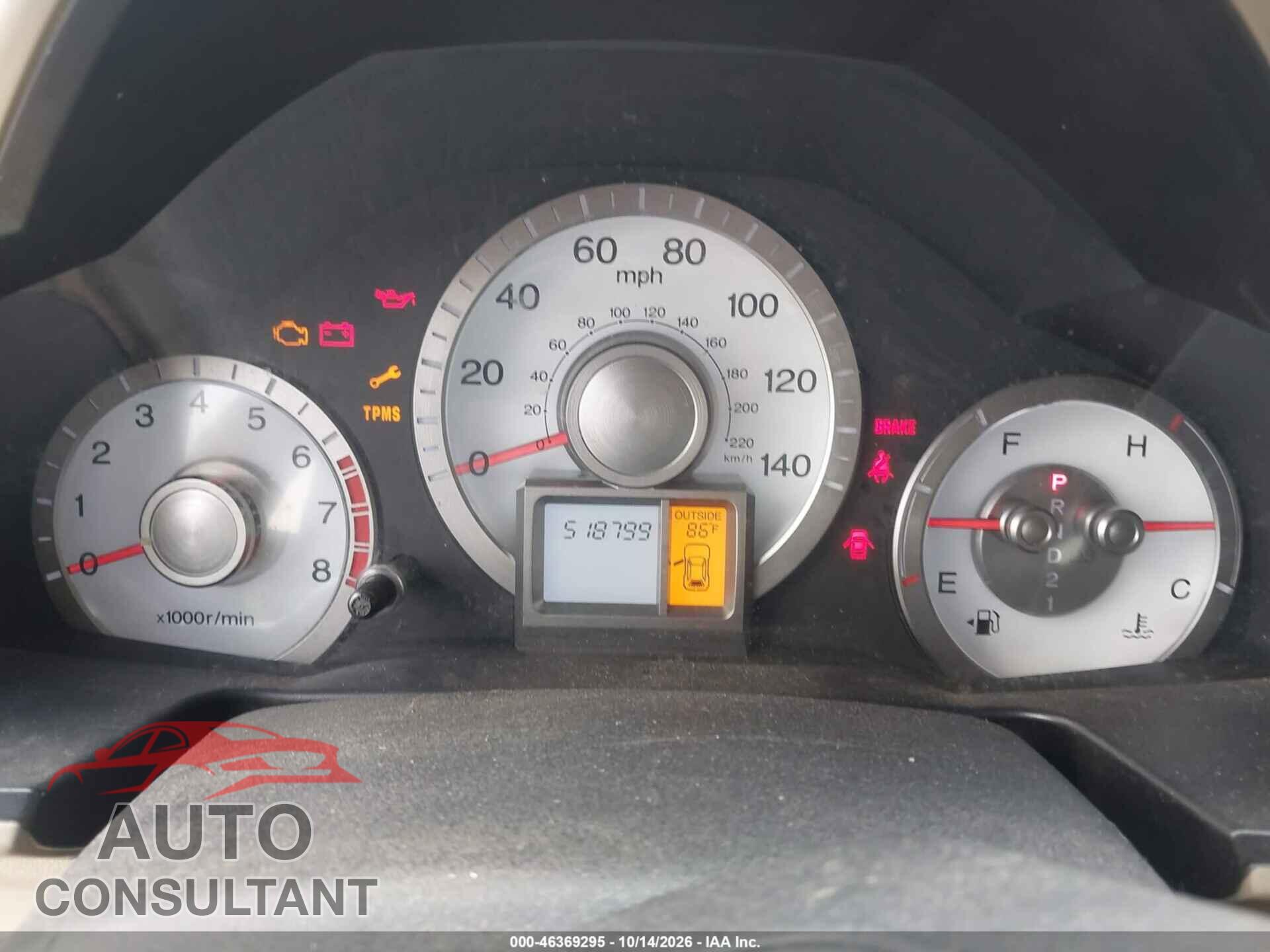 HONDA PILOT 2009 - 5FNYF48579B027770