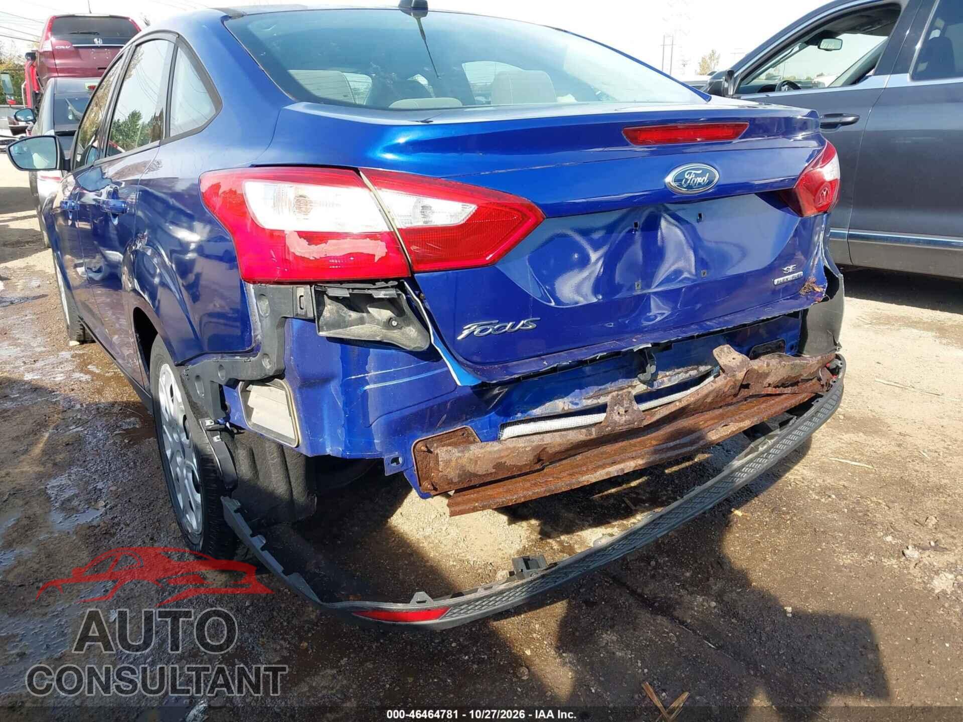 FORD FOCUS 2012 - 1FAHP3F2XCL461370