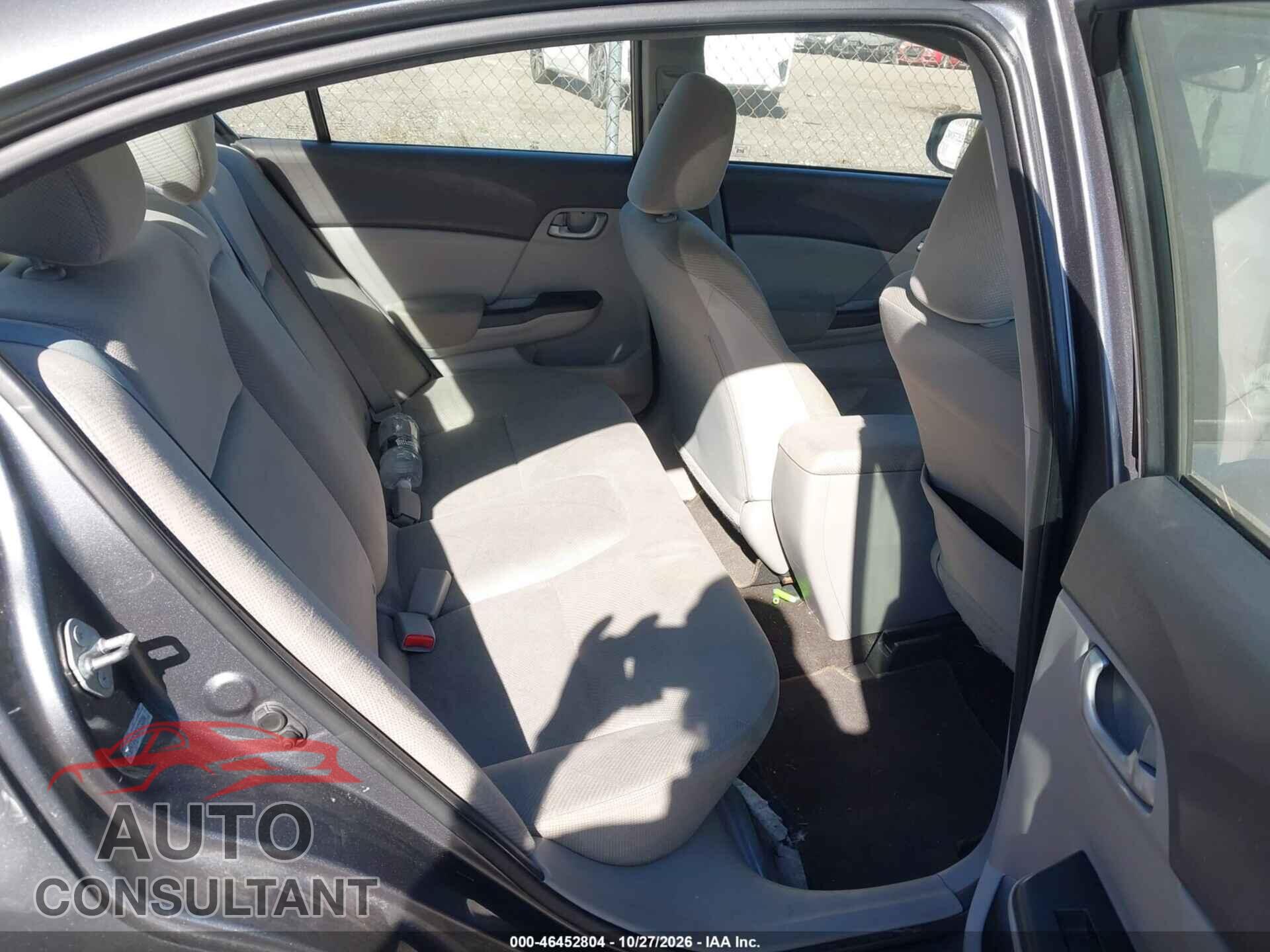 HONDA CIVIC 2012 - 2HGFB2F50CH330886