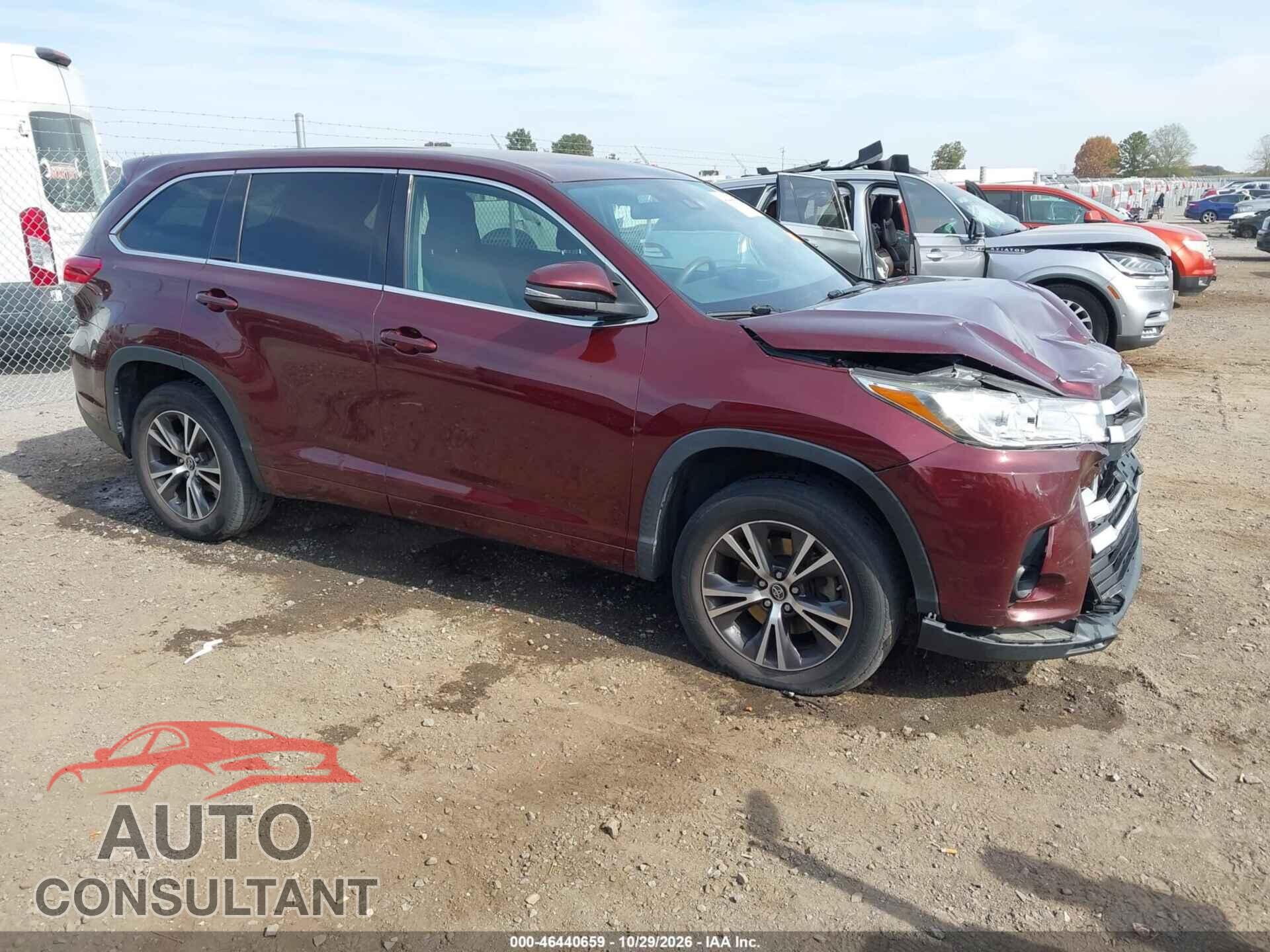 TOYOTA HIGHLANDER 2017 - 5TDZZRFH6HS232058