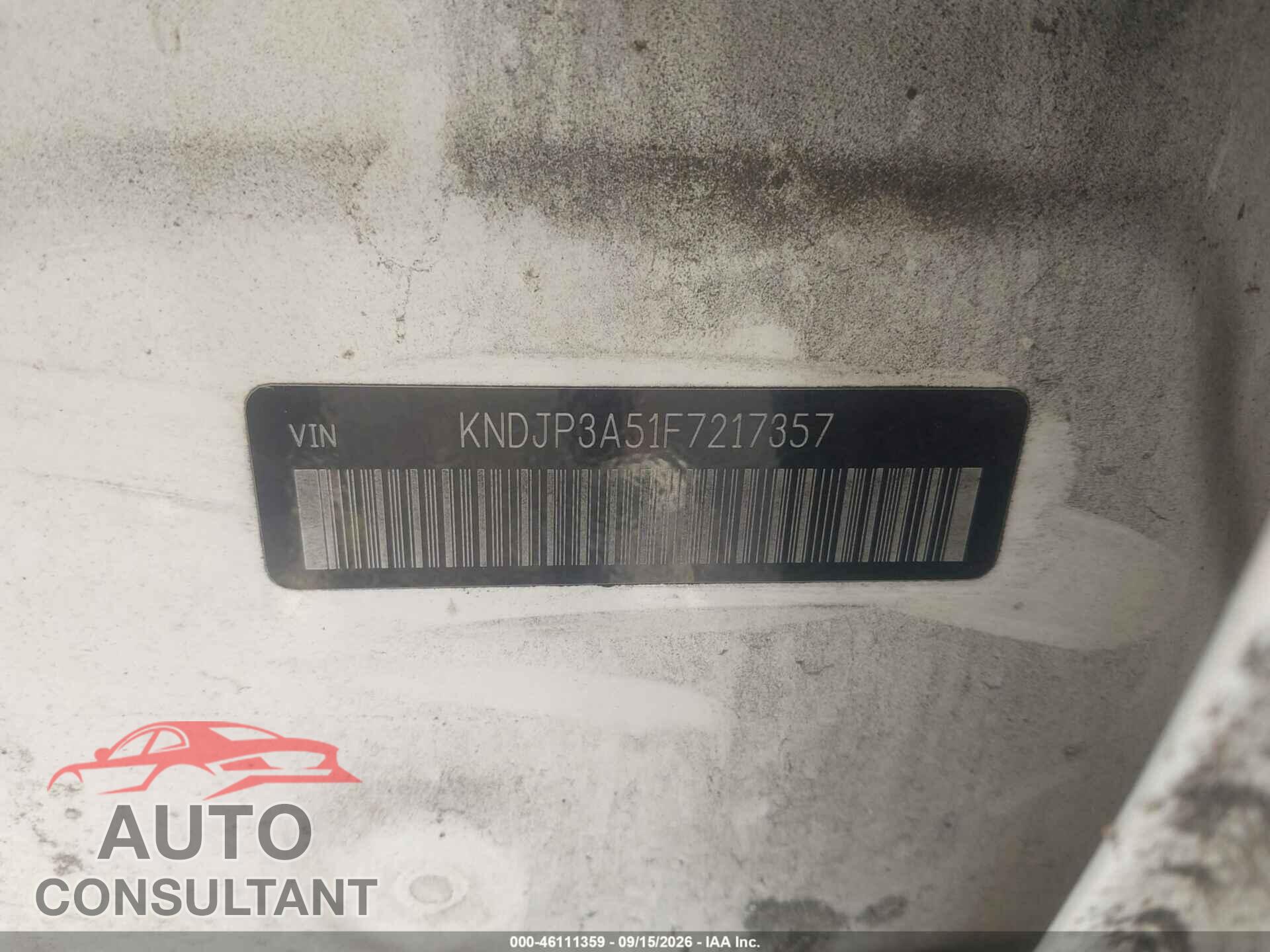 KIA SOUL 2015 - KNDJP3A51F7217357
