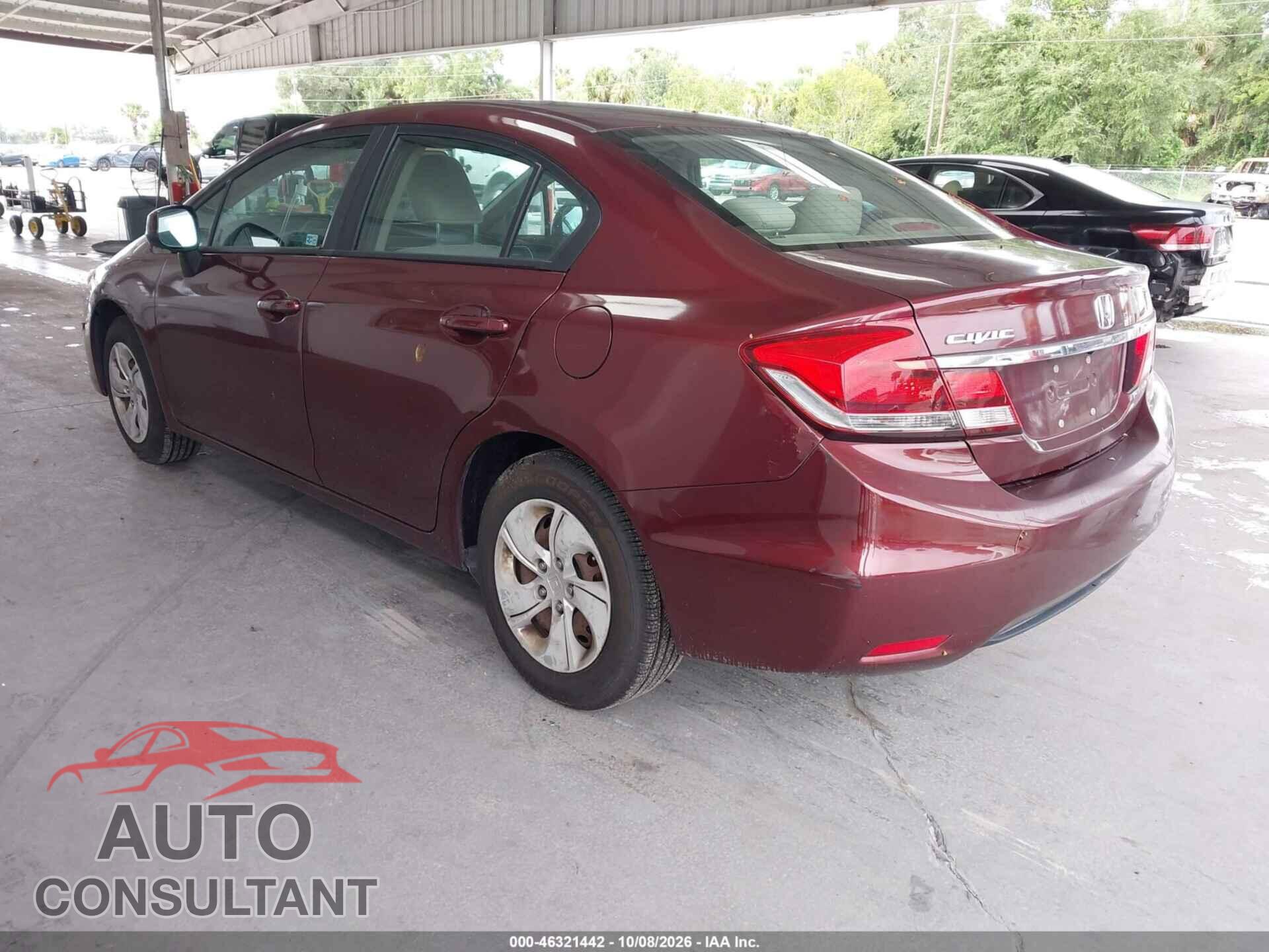 HONDA CIVIC 2013 - 19XFB2F58DE018987