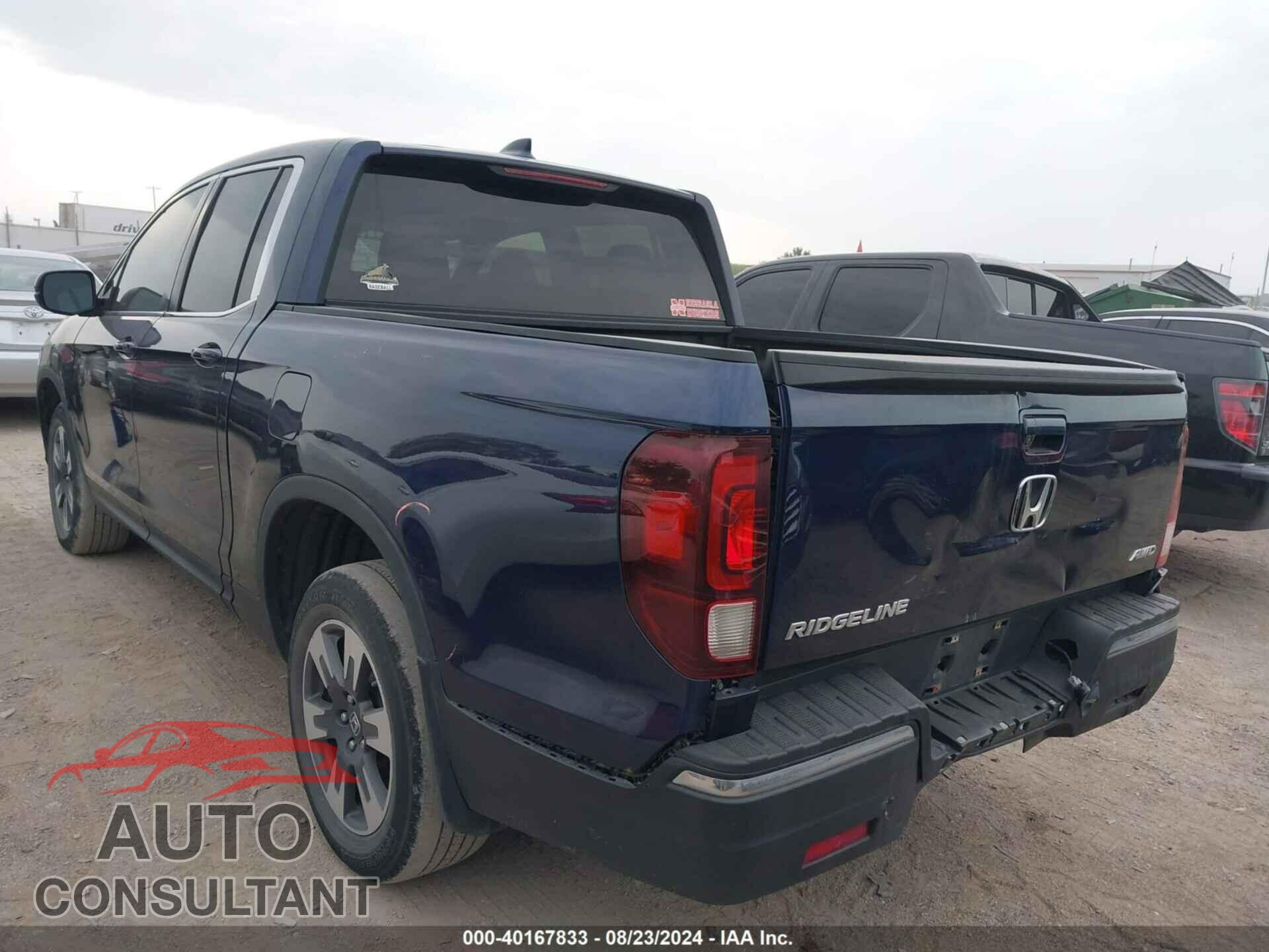HONDA RIDGELINE 2017 - 5FPYK3F66HB003015