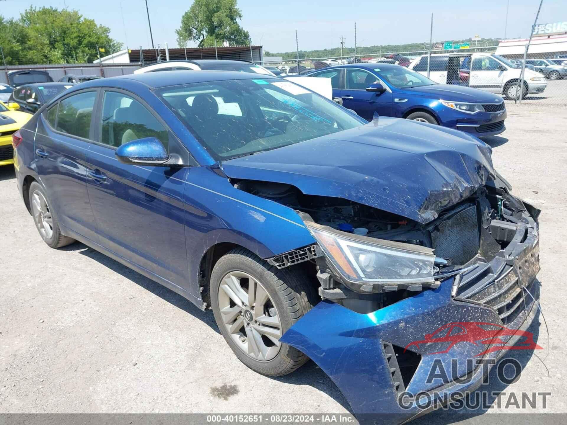 HYUNDAI ELANTRA 2019 - 5NPD84LF7KH431684