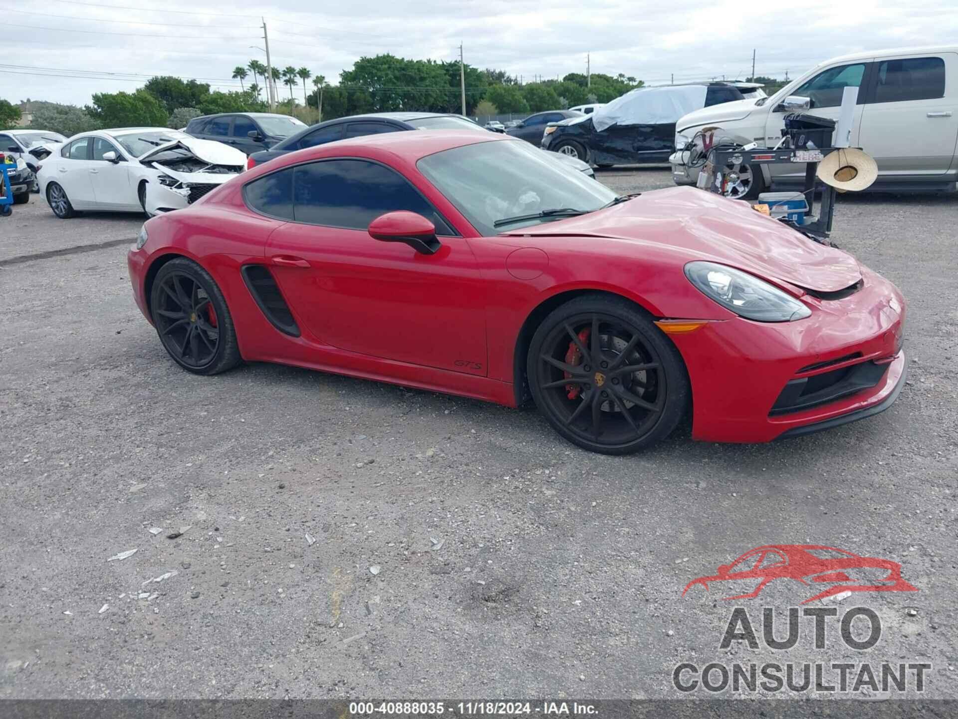 PORSCHE 718 CAYMAN 2018 - WP0AB2A80JK279454