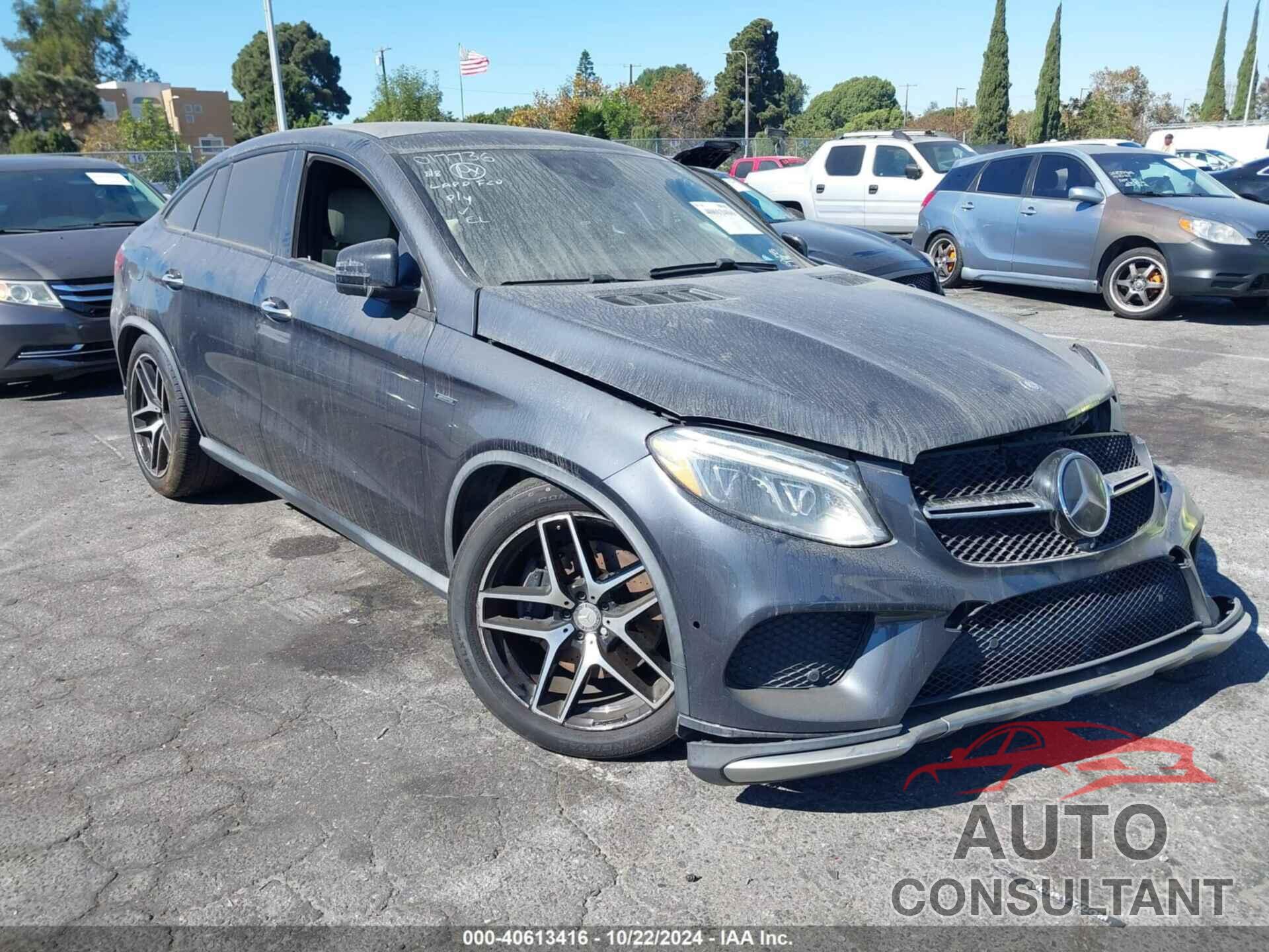 MERCEDES-BENZ GLE 450 AMG COUPE 2016 - 4JGED6EB1GA017736