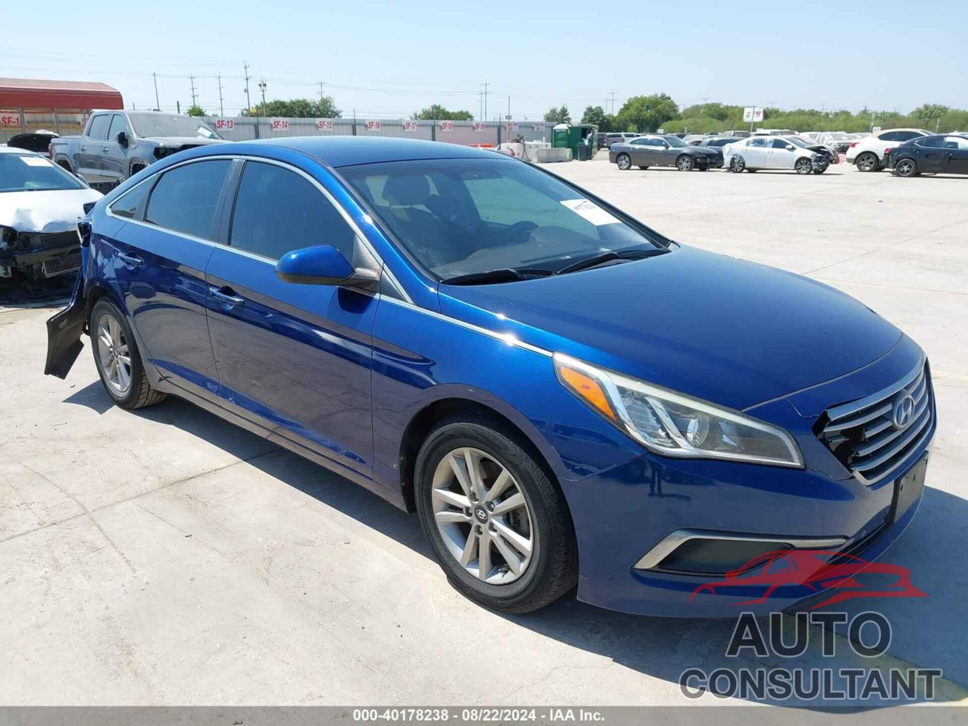 HYUNDAI SONATA 2016 - 5NPE24AF8GH381698