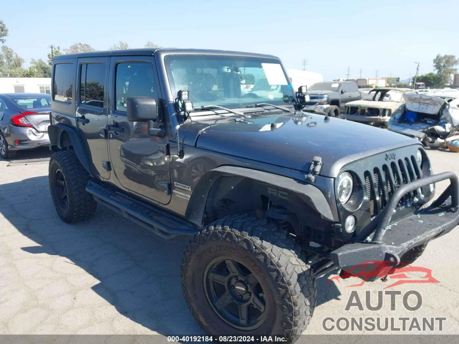 JEEP WRANGLER JK UNLIMITED 2018 - 1C4BJWDG8JL926601