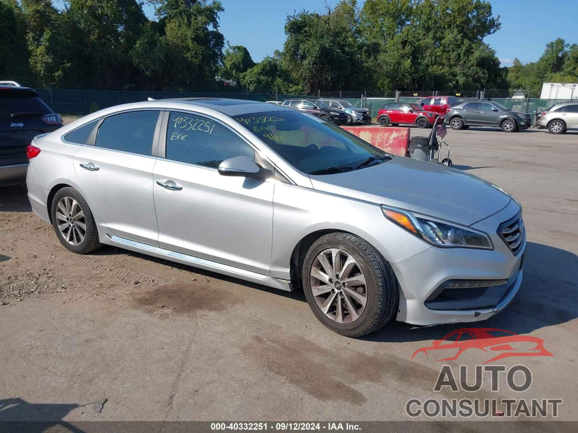 HYUNDAI SONATA 2017 - 5NPE34AF5HH537906