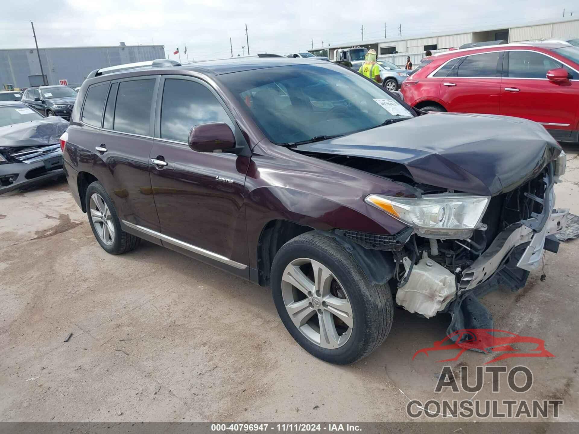 TOYOTA HIGHLANDER 2013 - 5TDDK3EH9DS205394