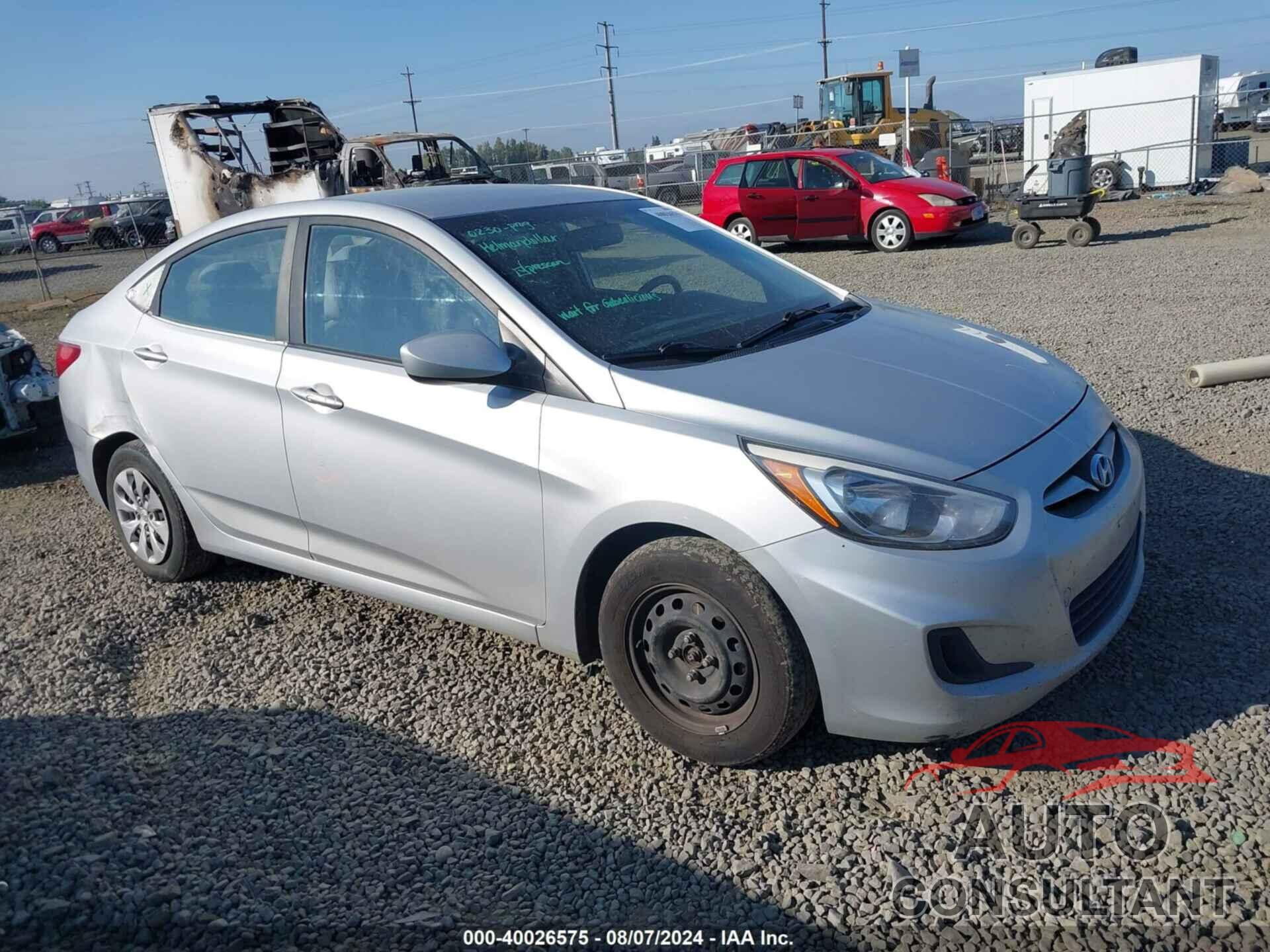 HYUNDAI ACCENT 2016 - KMHCT4AE2GU093091