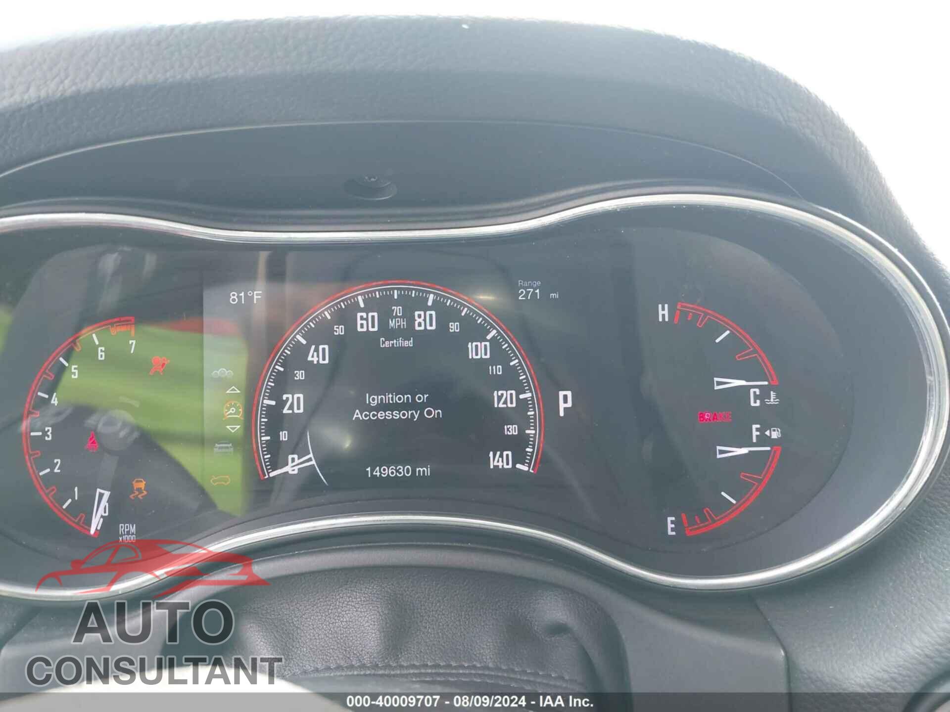 DODGE DURANGO 2017 - 1C4RDJFG6HC634705