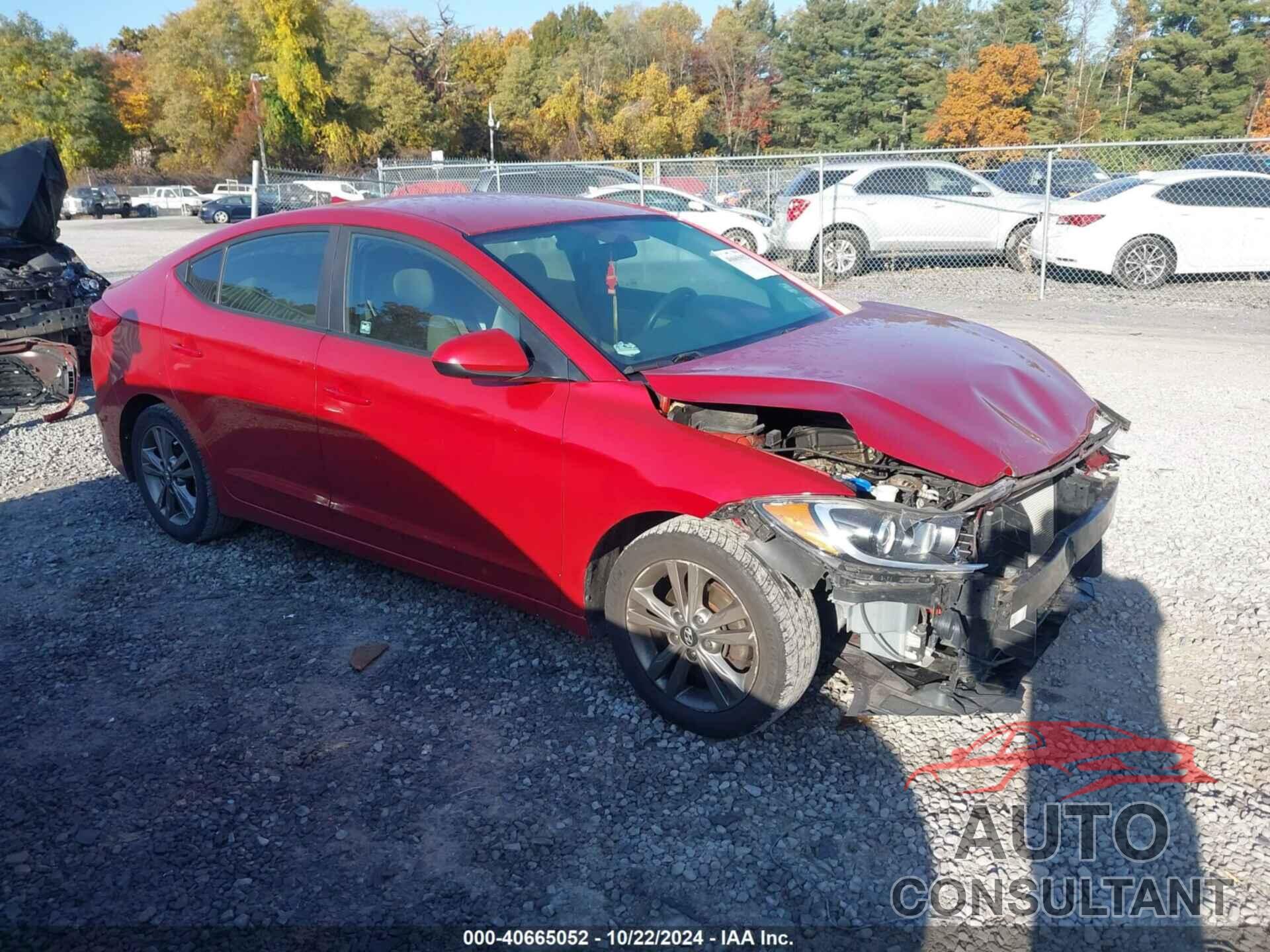 HYUNDAI ELANTRA 2017 - 5NPD84LF9HH099465