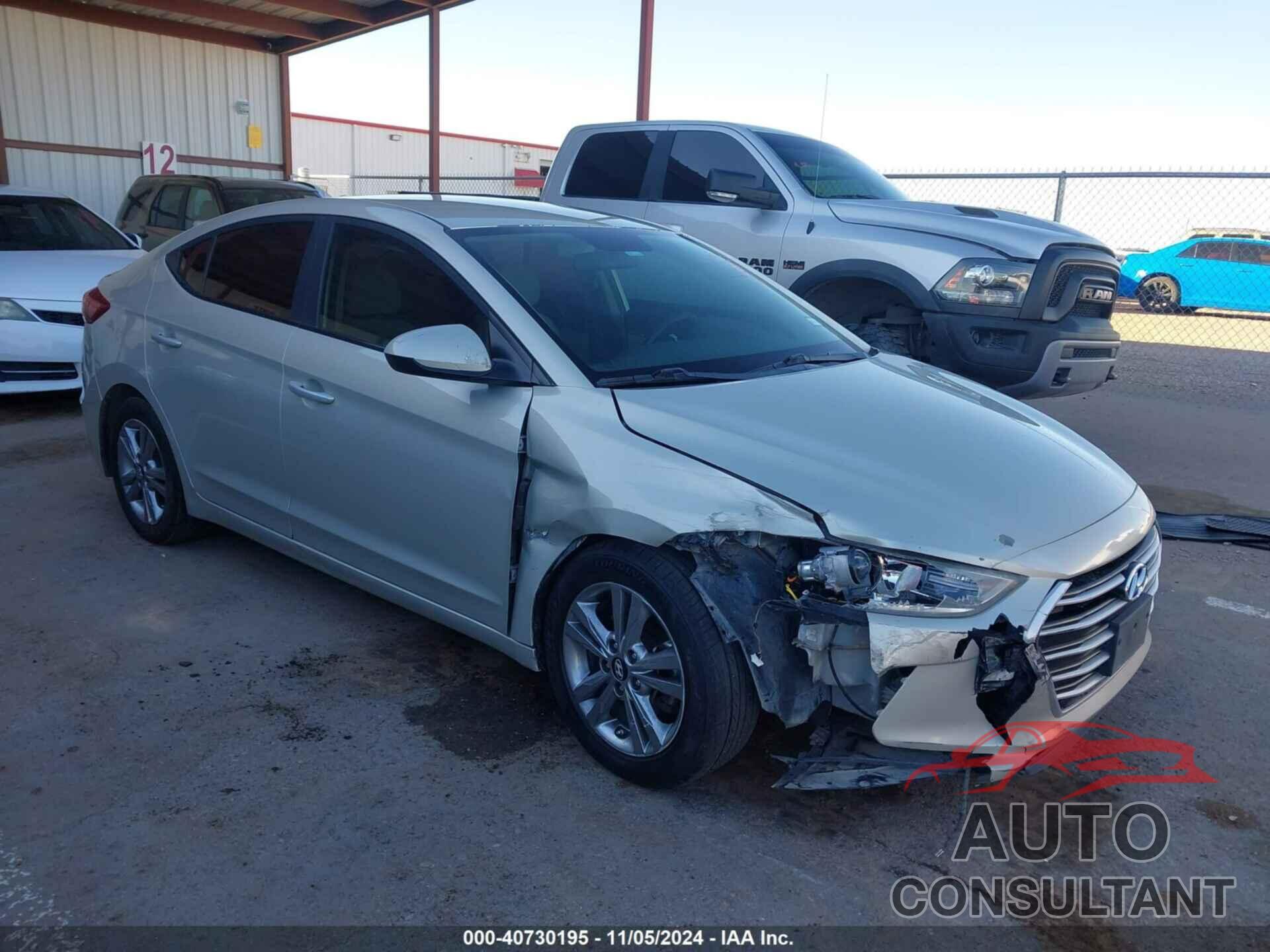 HYUNDAI ELANTRA 2017 - 5NPD84LFXHH087597