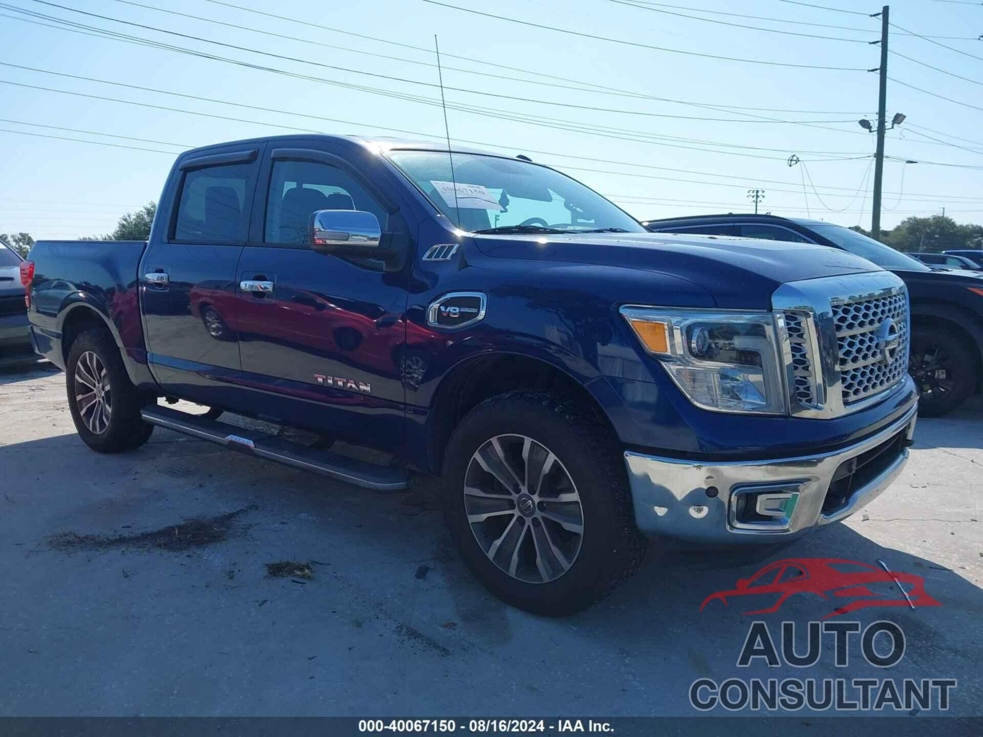 NISSAN TITAN 2017 - 1N6AA1E59HN538297