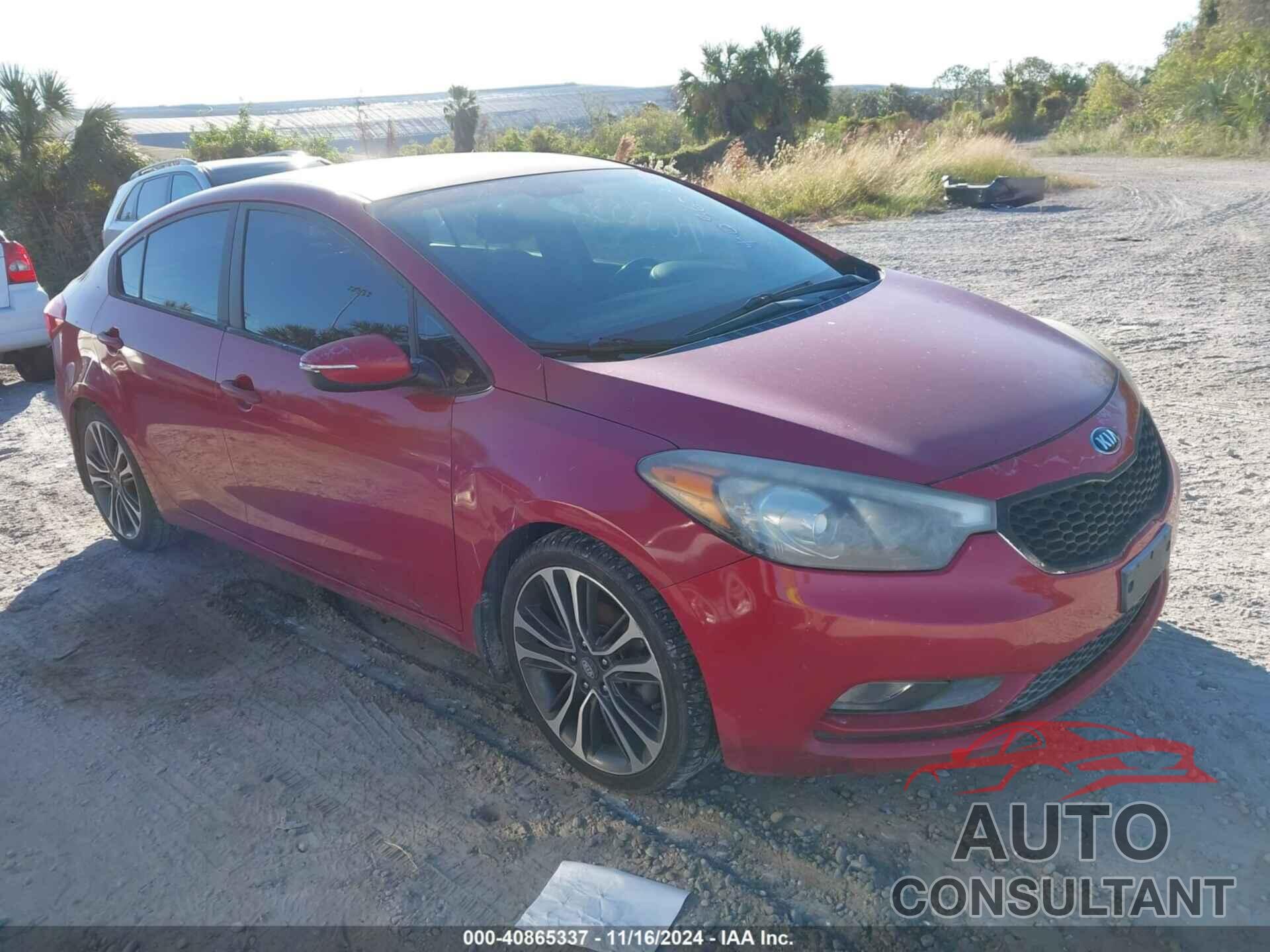 KIA FORTE 2015 - KNAFX4A85F5306587