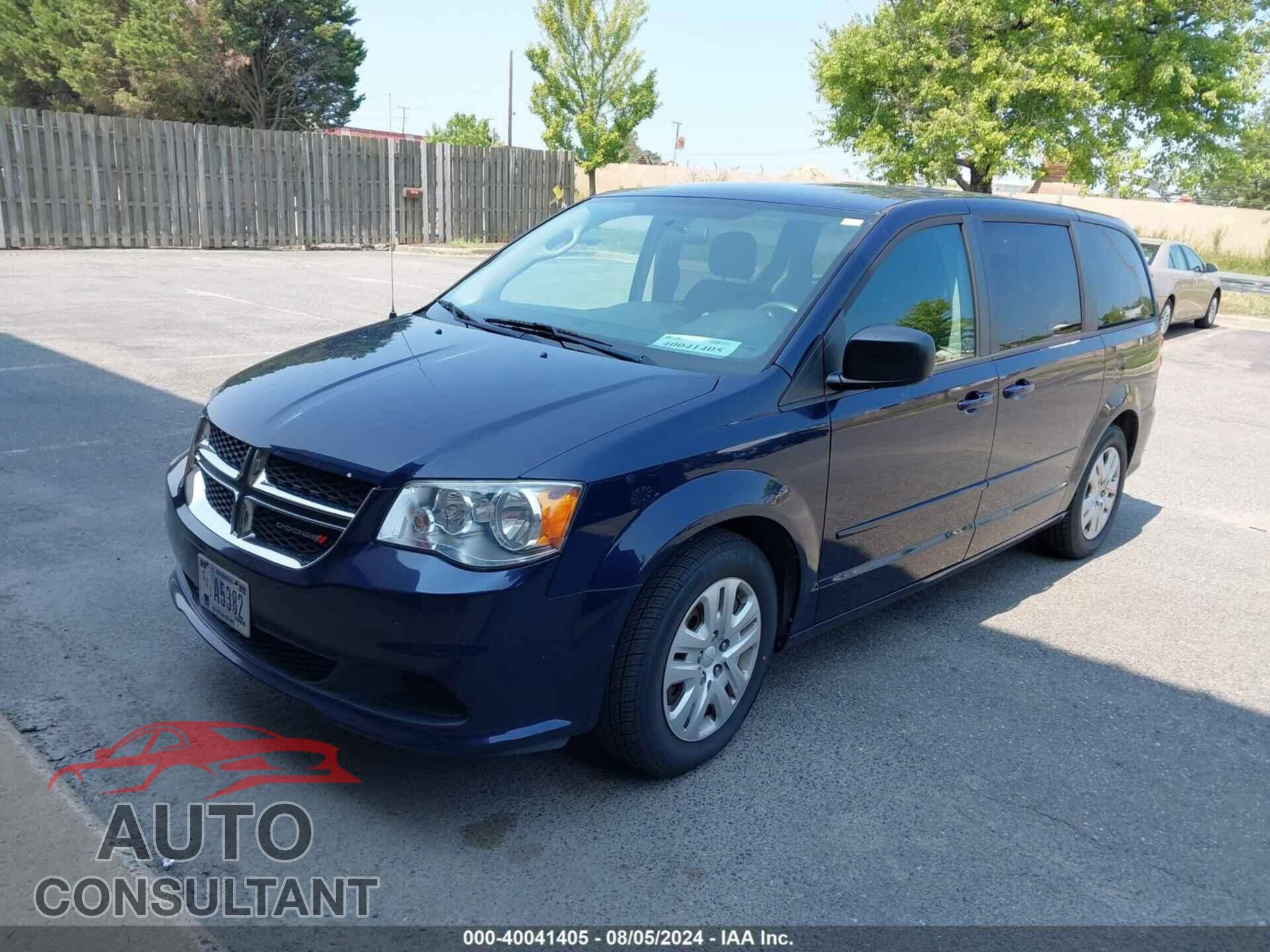 DODGE GRAND CARAVAN 2016 - 2C4RDGBG7GR114589