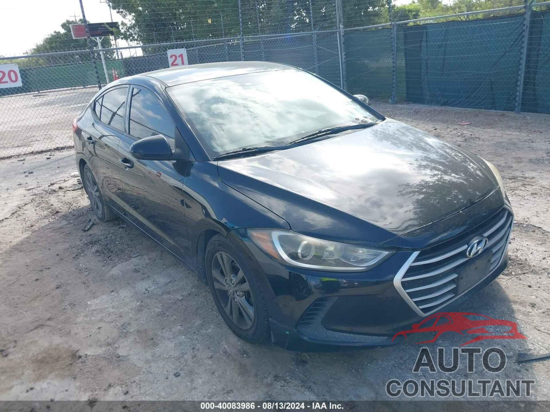 HYUNDAI ELANTRA 2017 - 5NPD84LF8HH018150